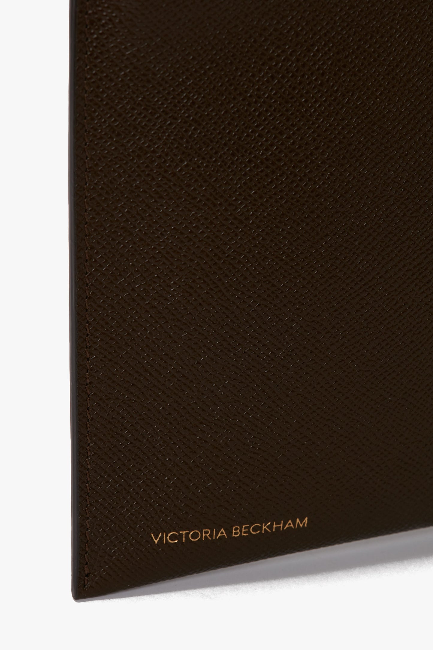 Pochette Bag In Khaki Leather