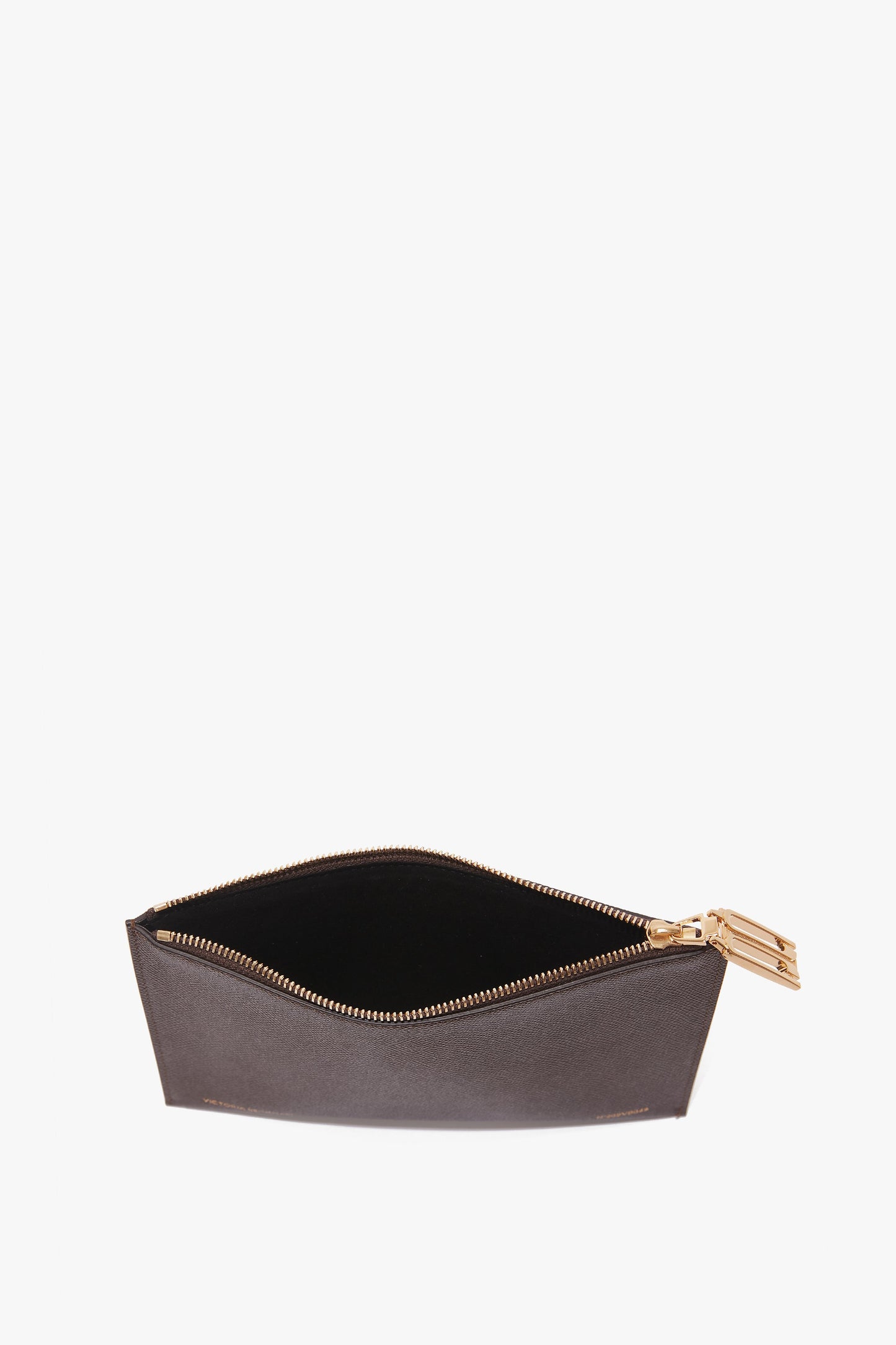 Pochette Bag In Khaki Leather