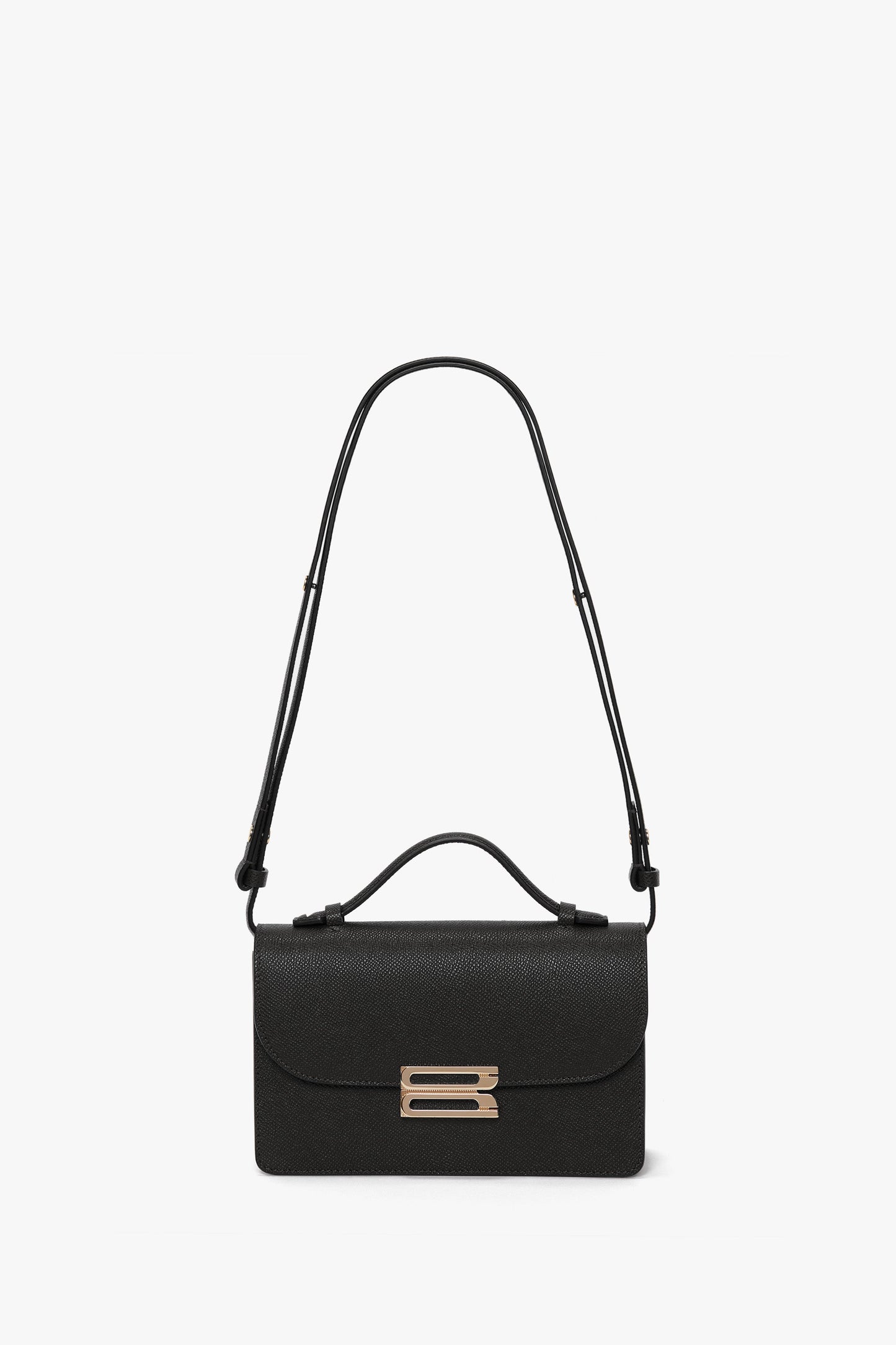 Mini Dorian Bag In Black Grained Leather