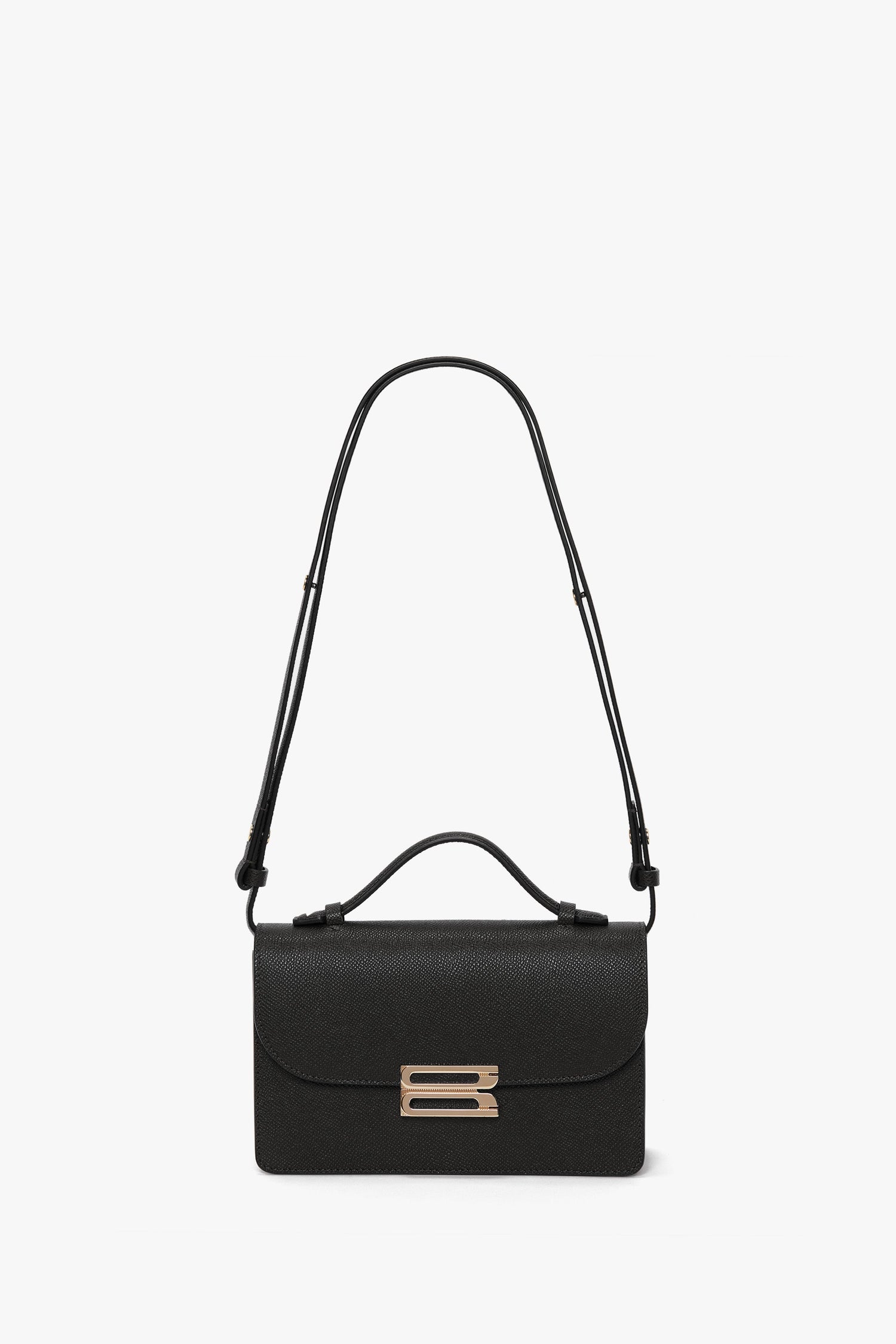 Mini Dorian Bag In Black Grained Leather
