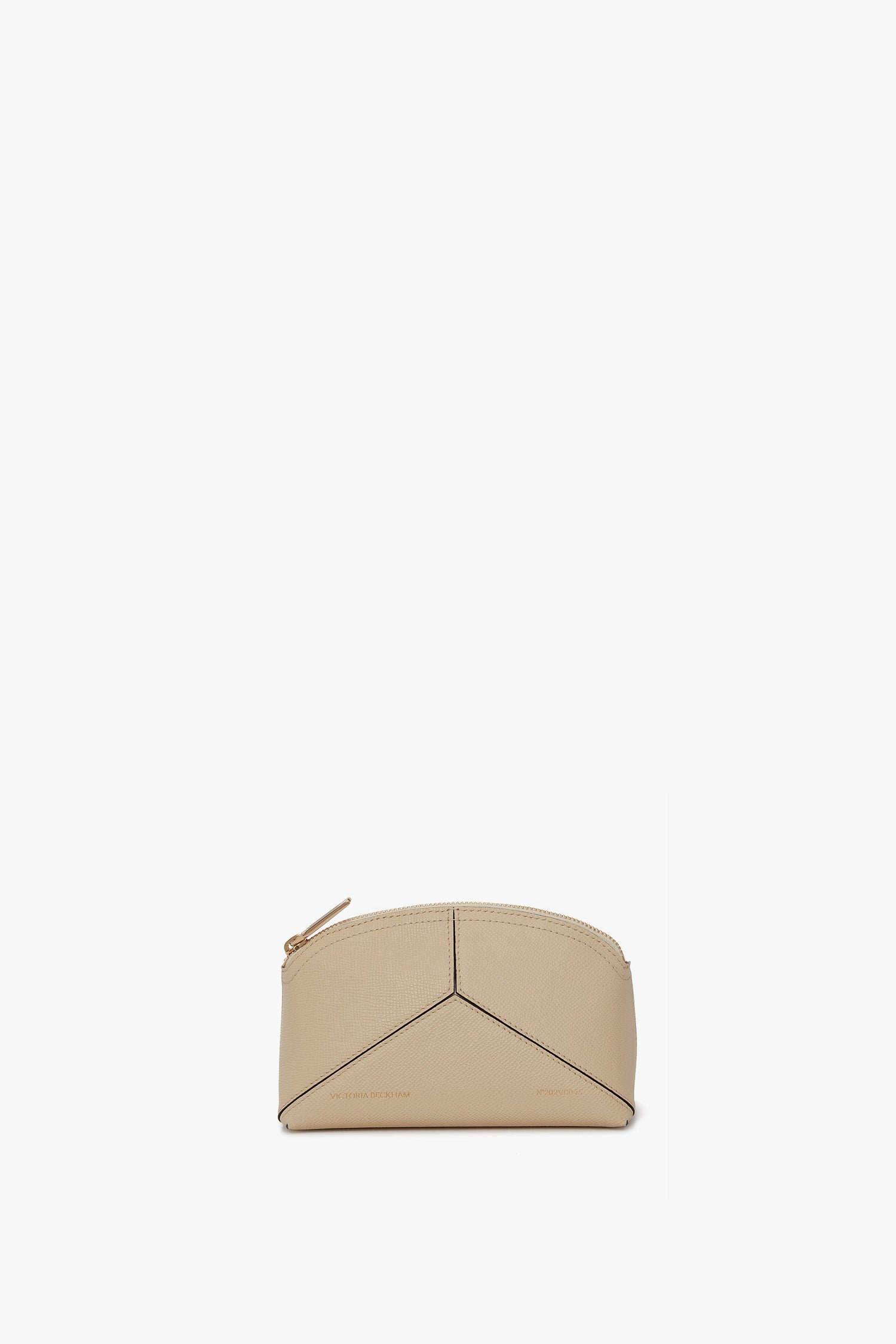 Victoria Mini Travel Pouch In Ivory Leather