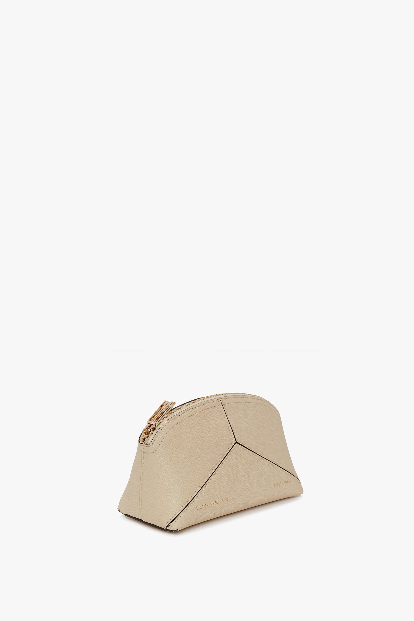 Victoria Mini Travel Pouch In Ivory Leather