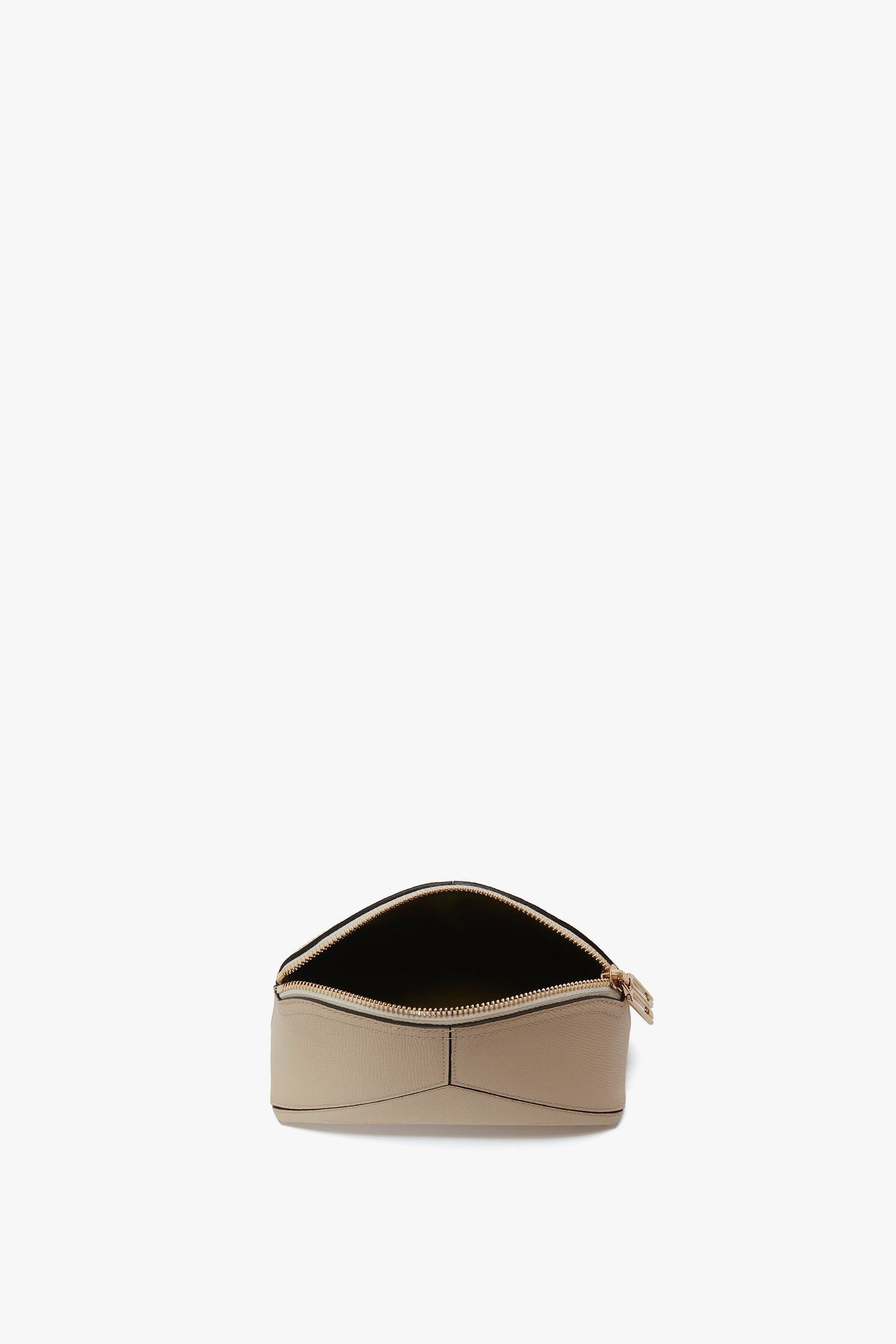 Victoria Mini Travel Pouch In Ivory Leather