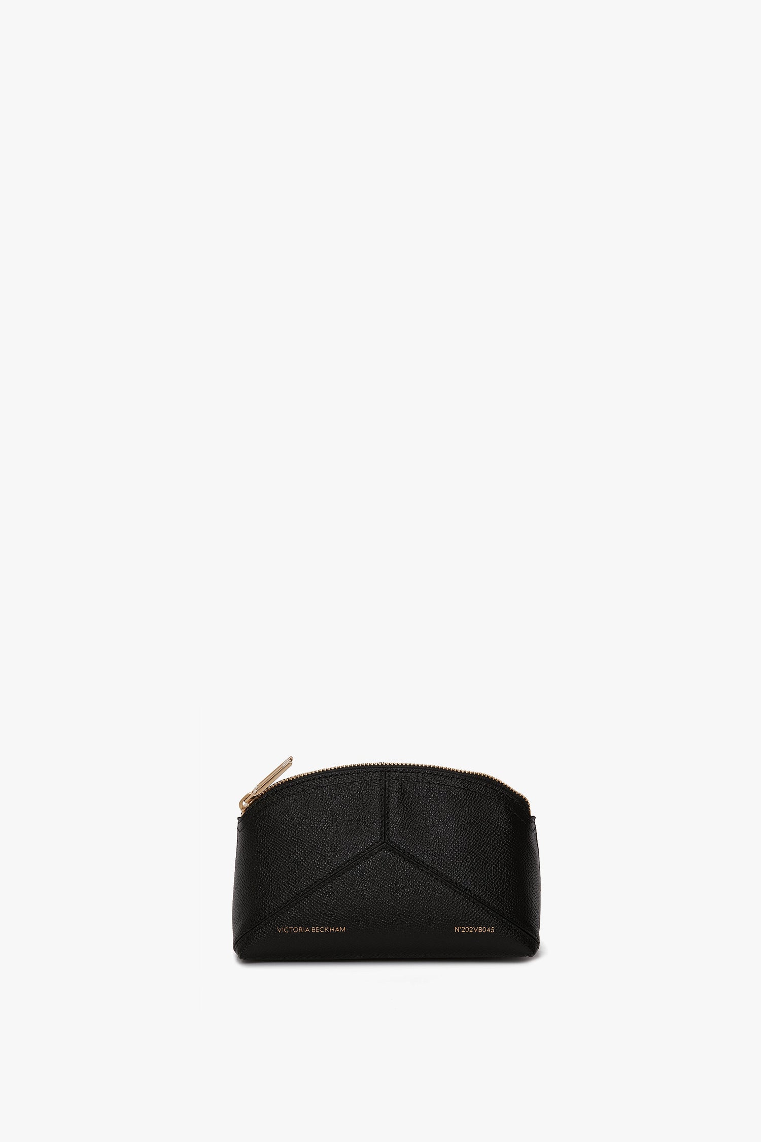 Victoria Mini Travel Pouch In Black Leather