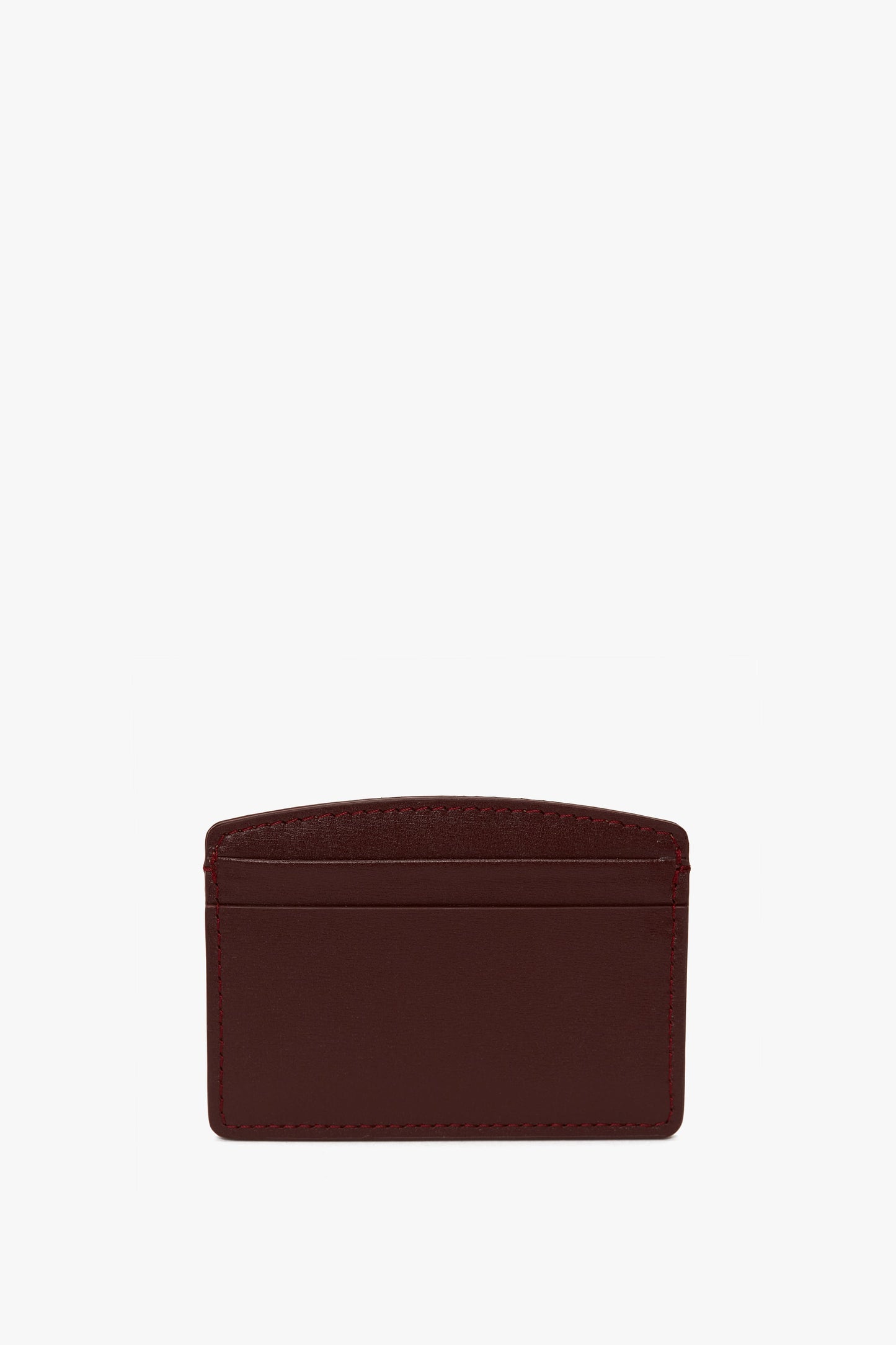 Victoria Card Holder In Burgundy Leather