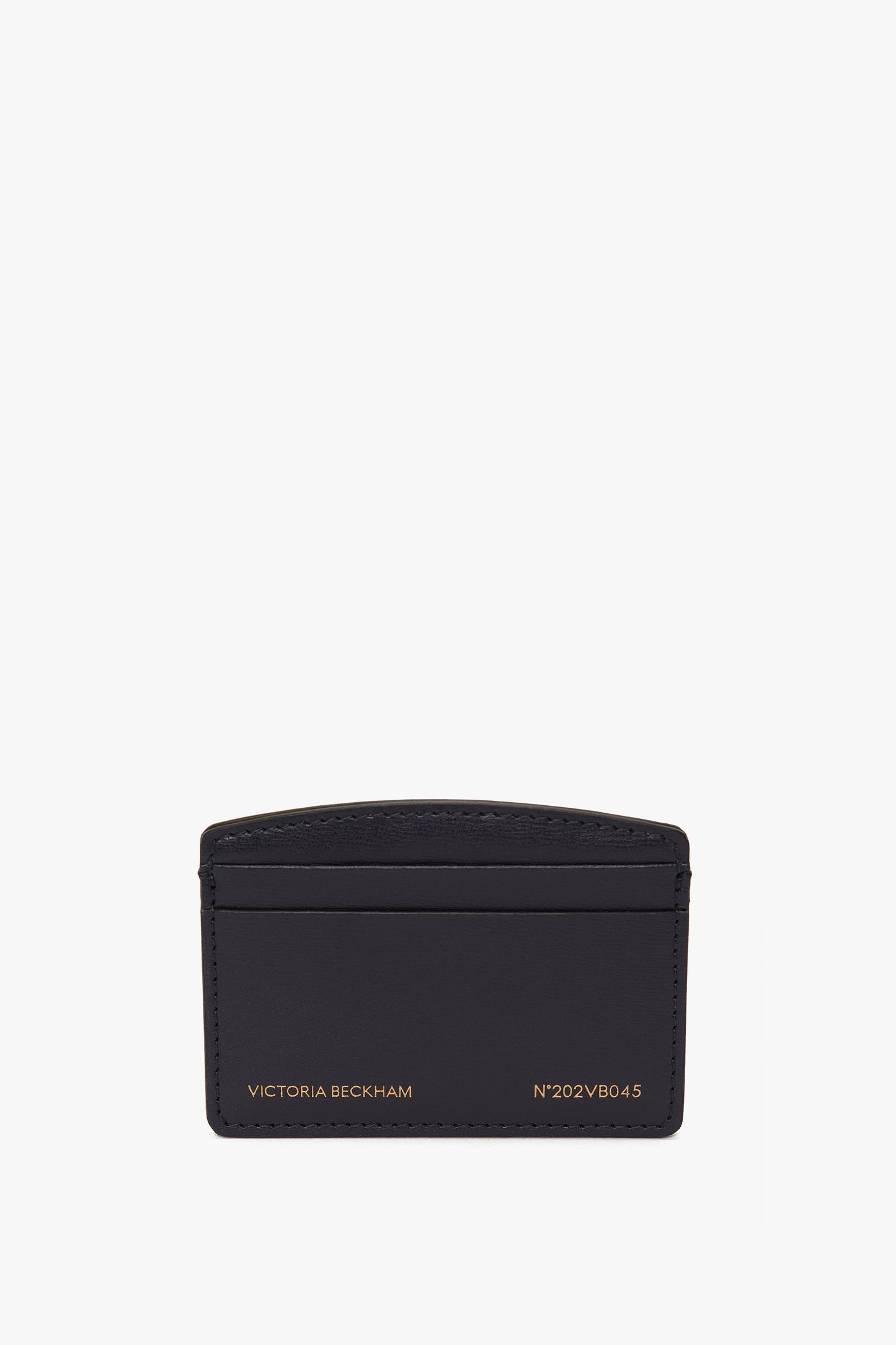 Victoria Card Holder In Navy Leather