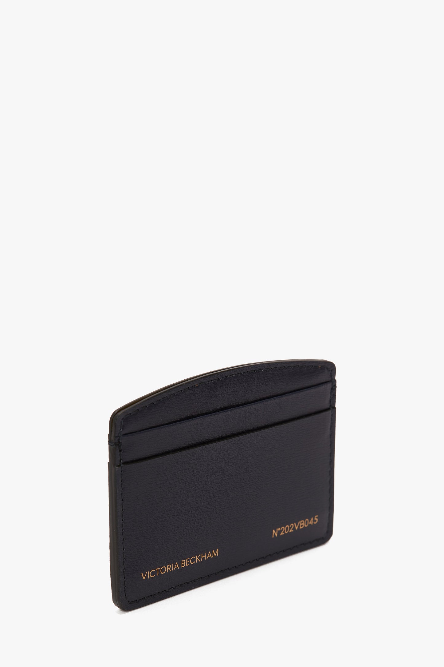 Victoria Card Holder In Navy Leather