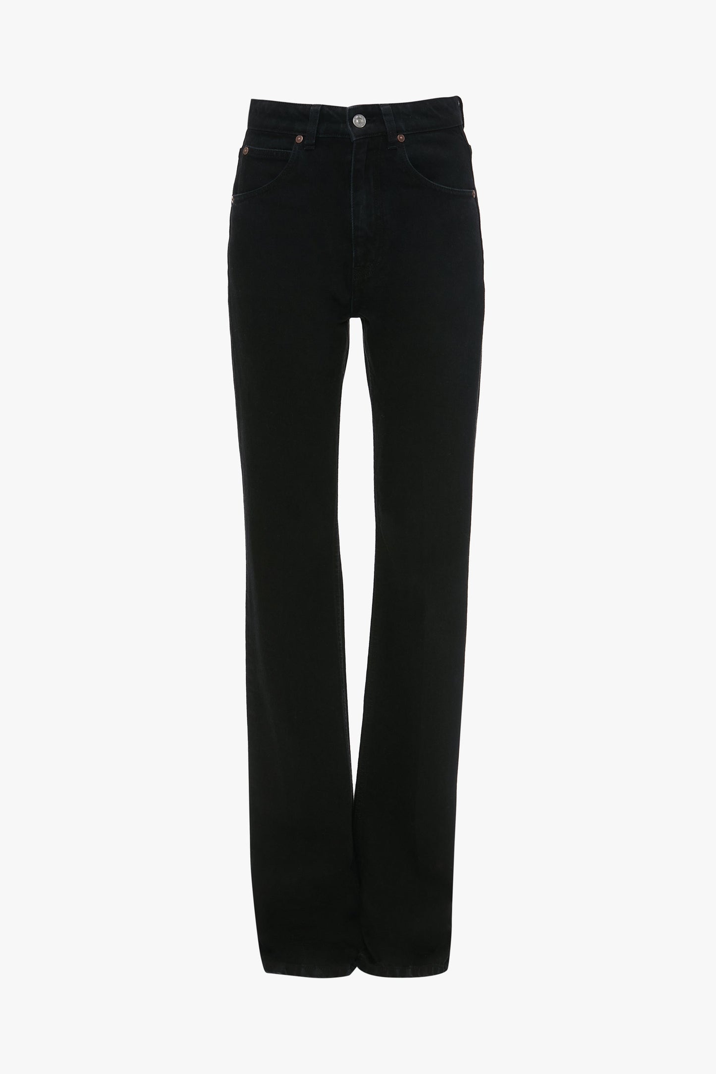 Julia High Waisted Jean In Washed Black