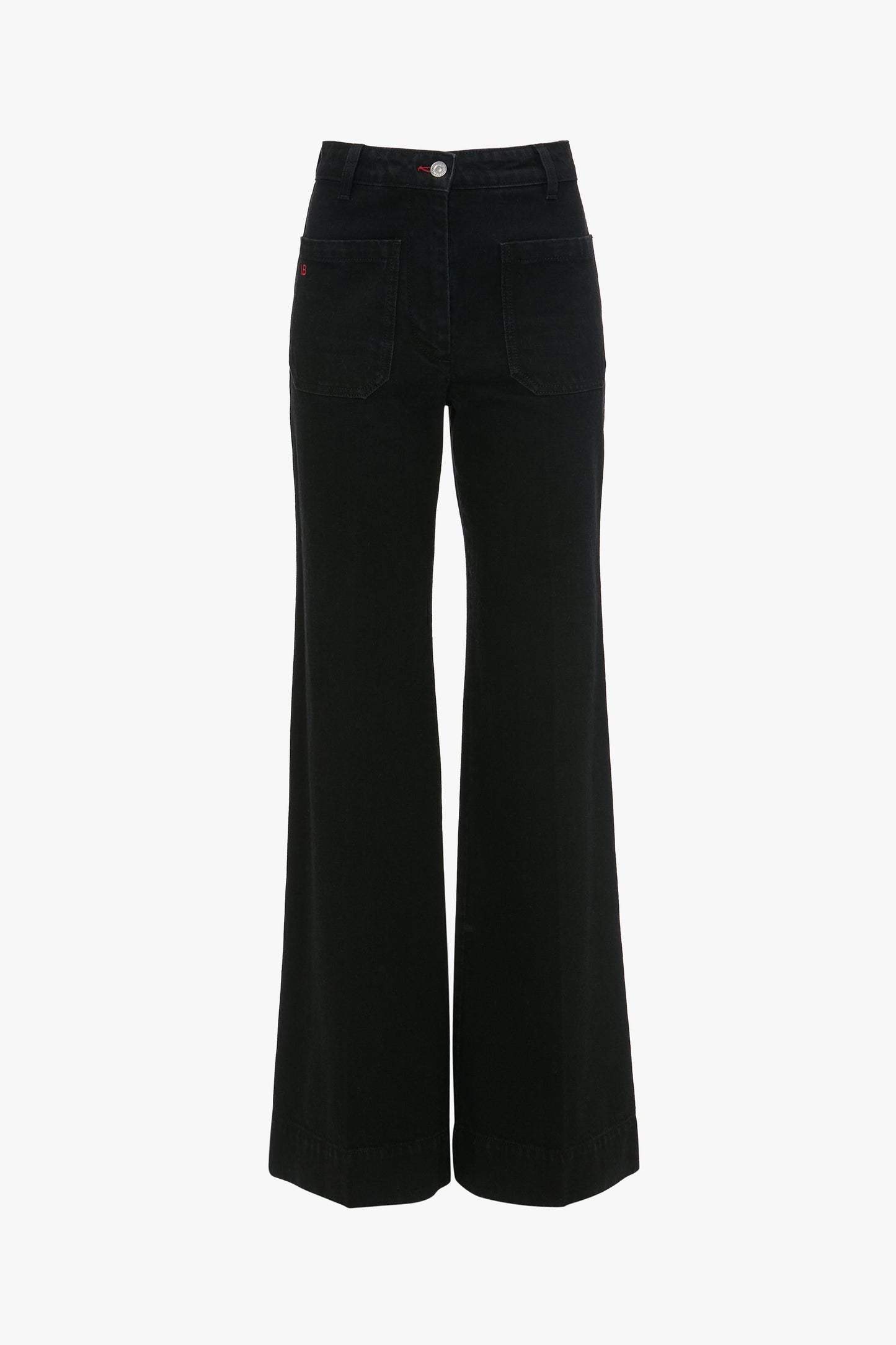 Alina Stretch High Waisted Jean In Washed Black