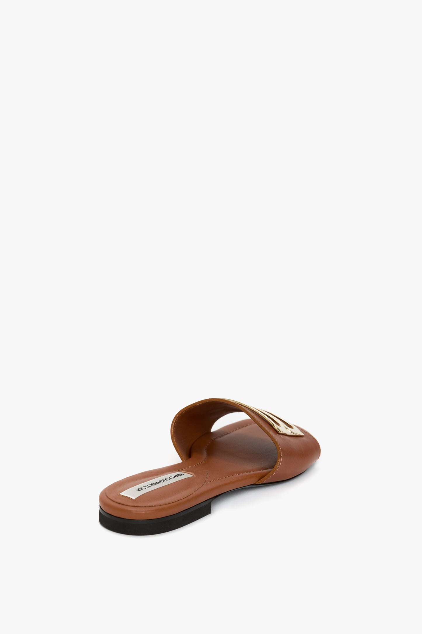 Dorian Slide In Light-Pastel Brown Leather