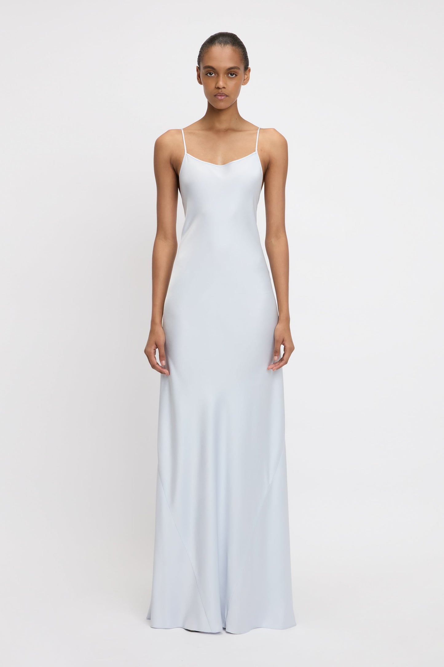 Cami Floor-Length Dress In Ice