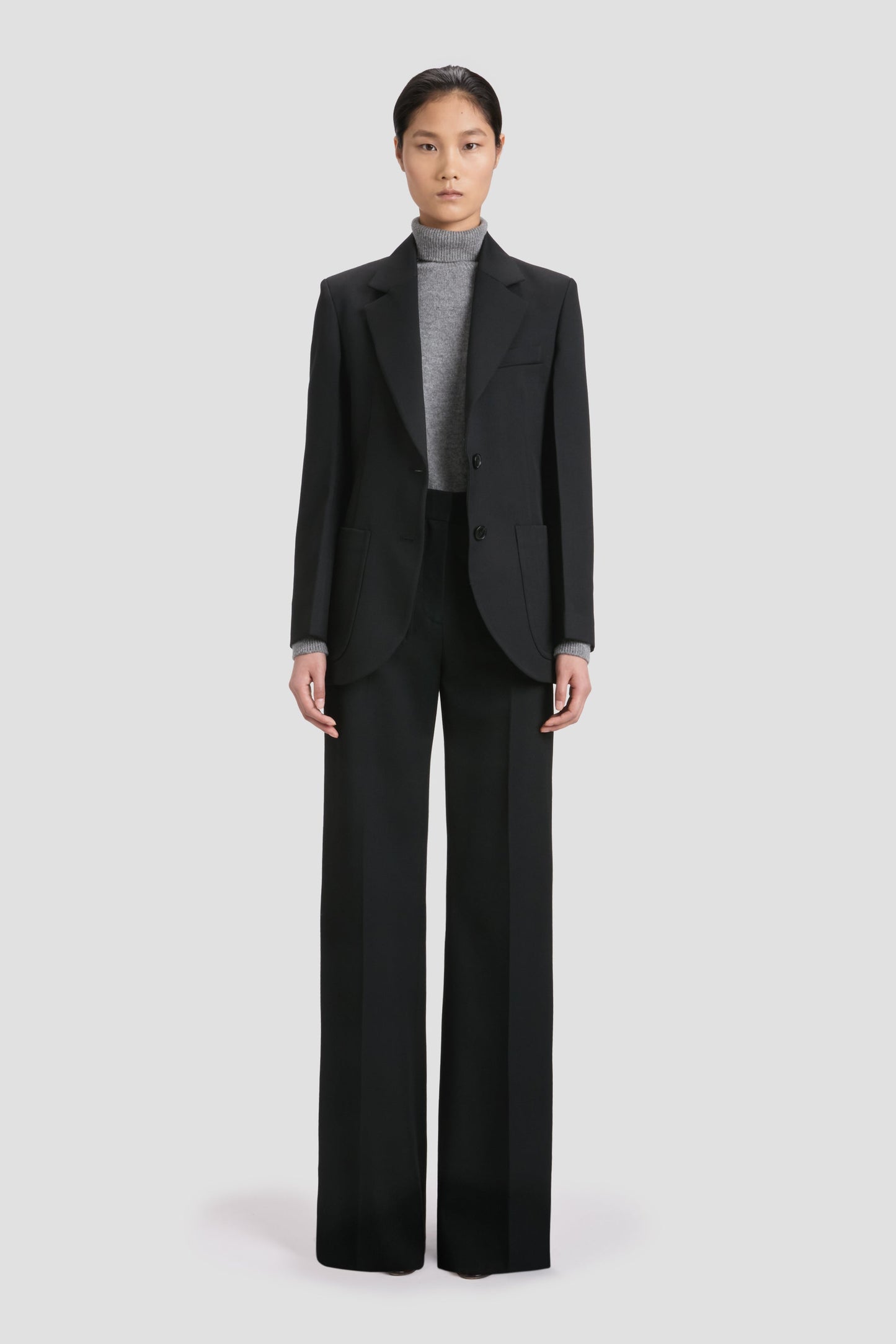 Patch Pocket Jacket In Black