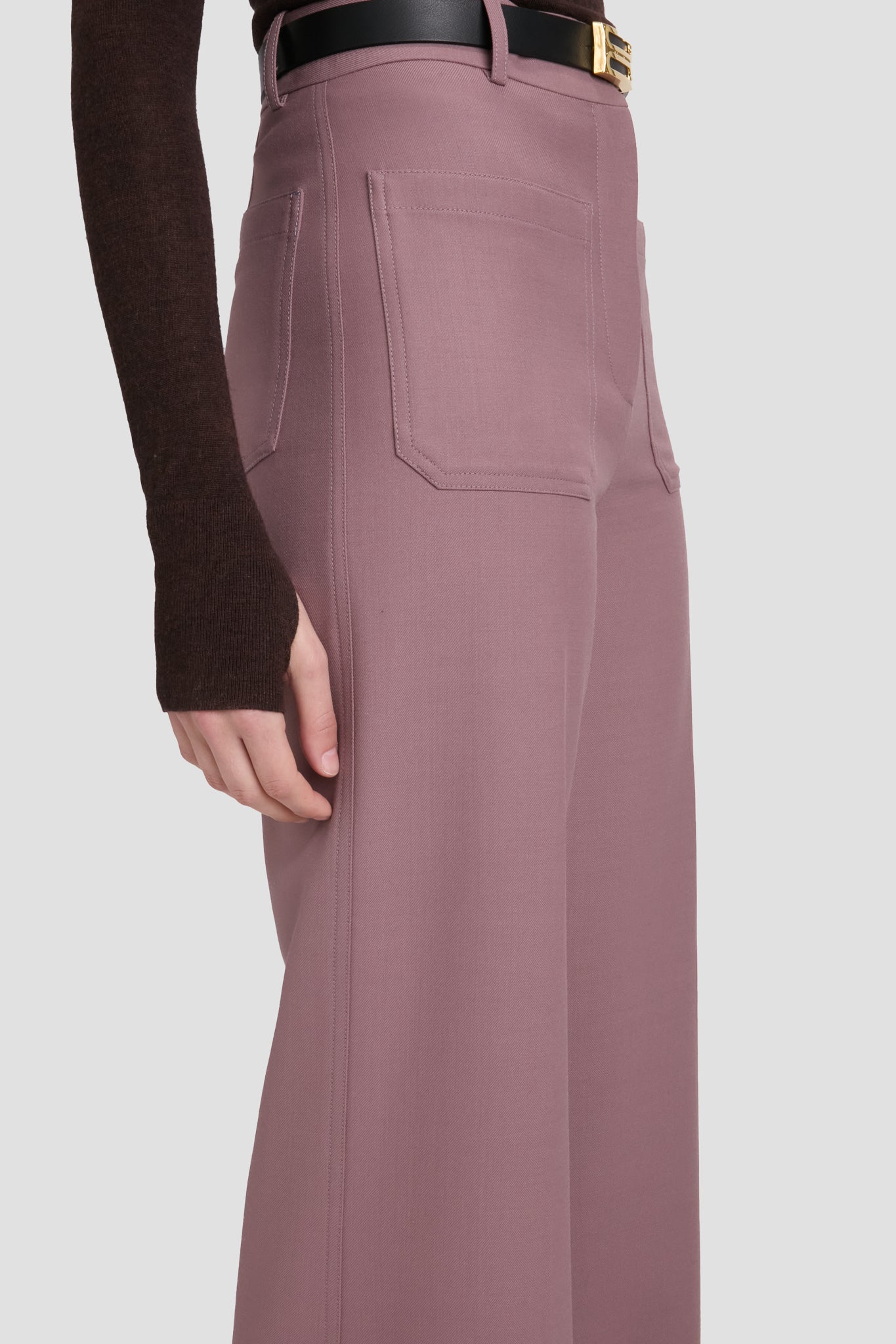 Alina Trouser In Mauve