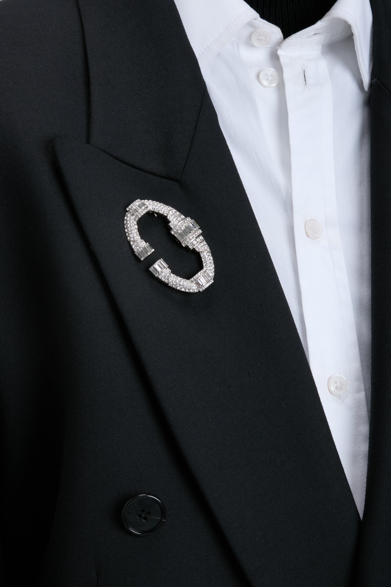 Crystal Brooch