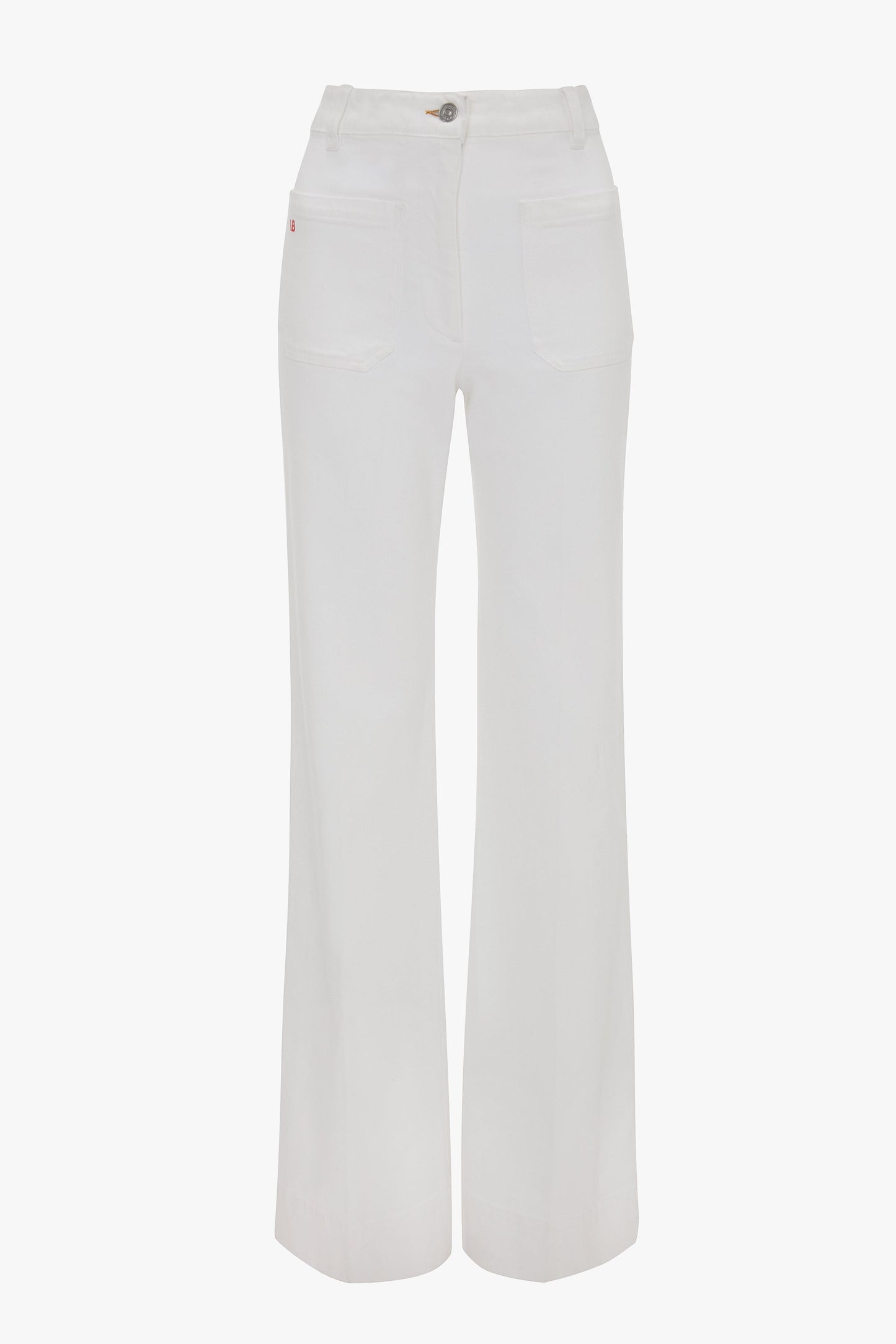 Alina High Waisted Jean In Washed White