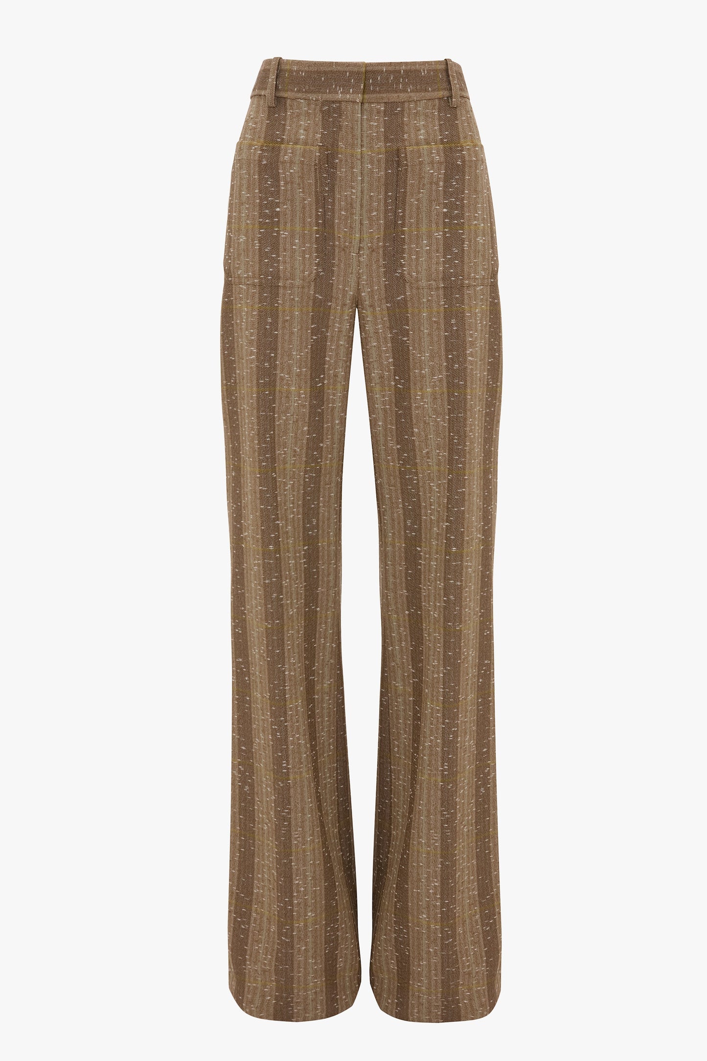 Alina Trouser In Beige-Pistachio