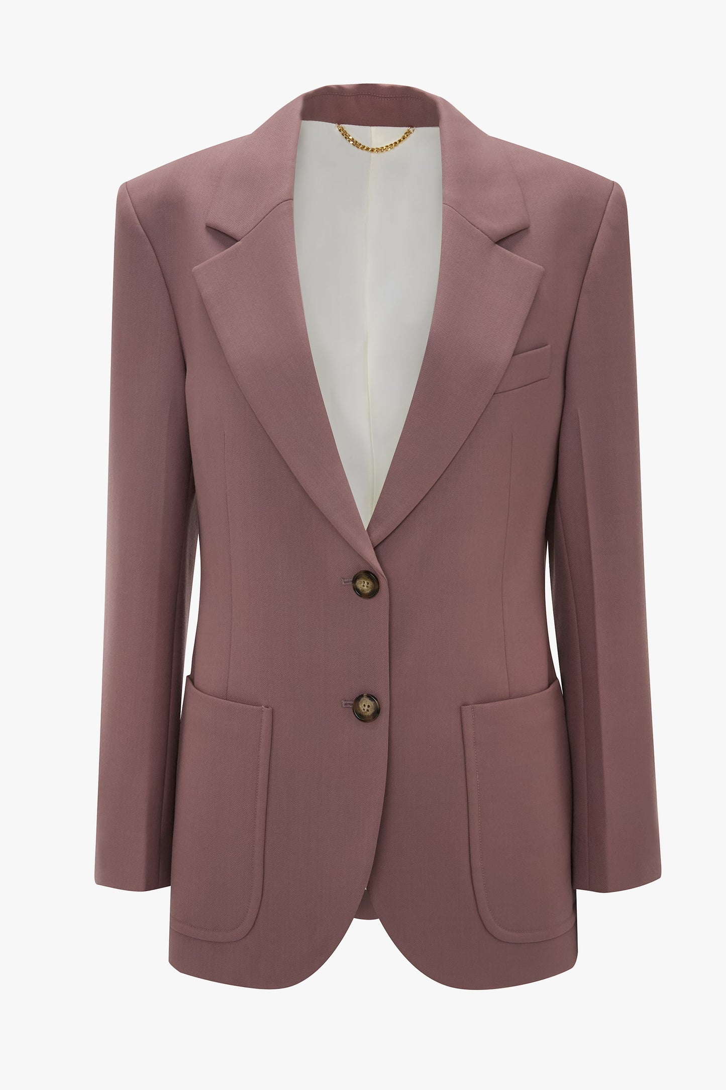 Patch Pocket Jacket In Mauve