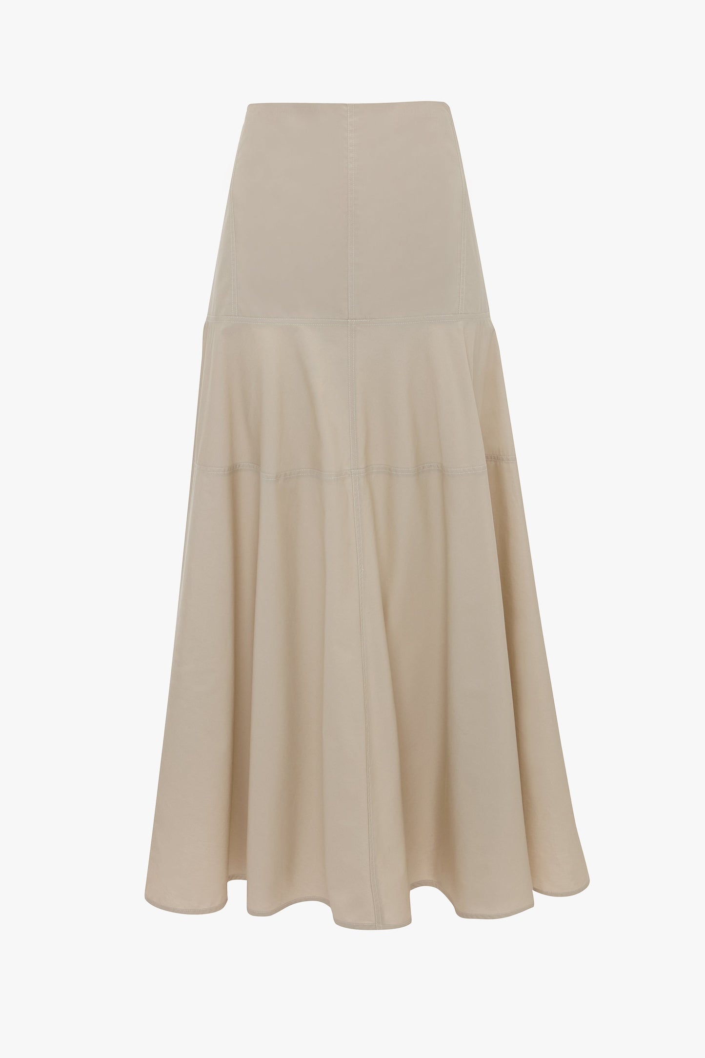 Panelled Maxi Skirt In Pumice
