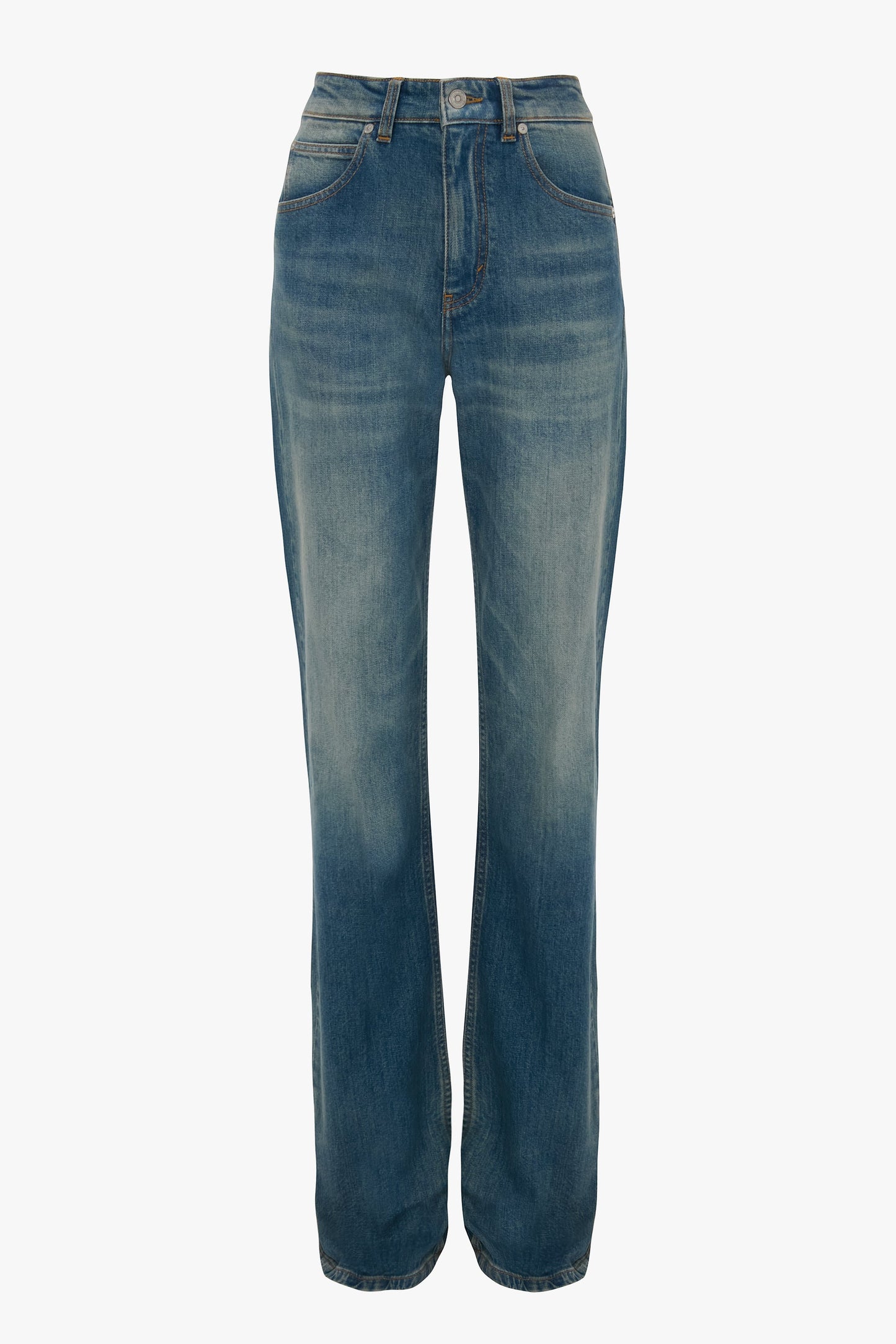 Julia High Waisted Jean In Washed Blue