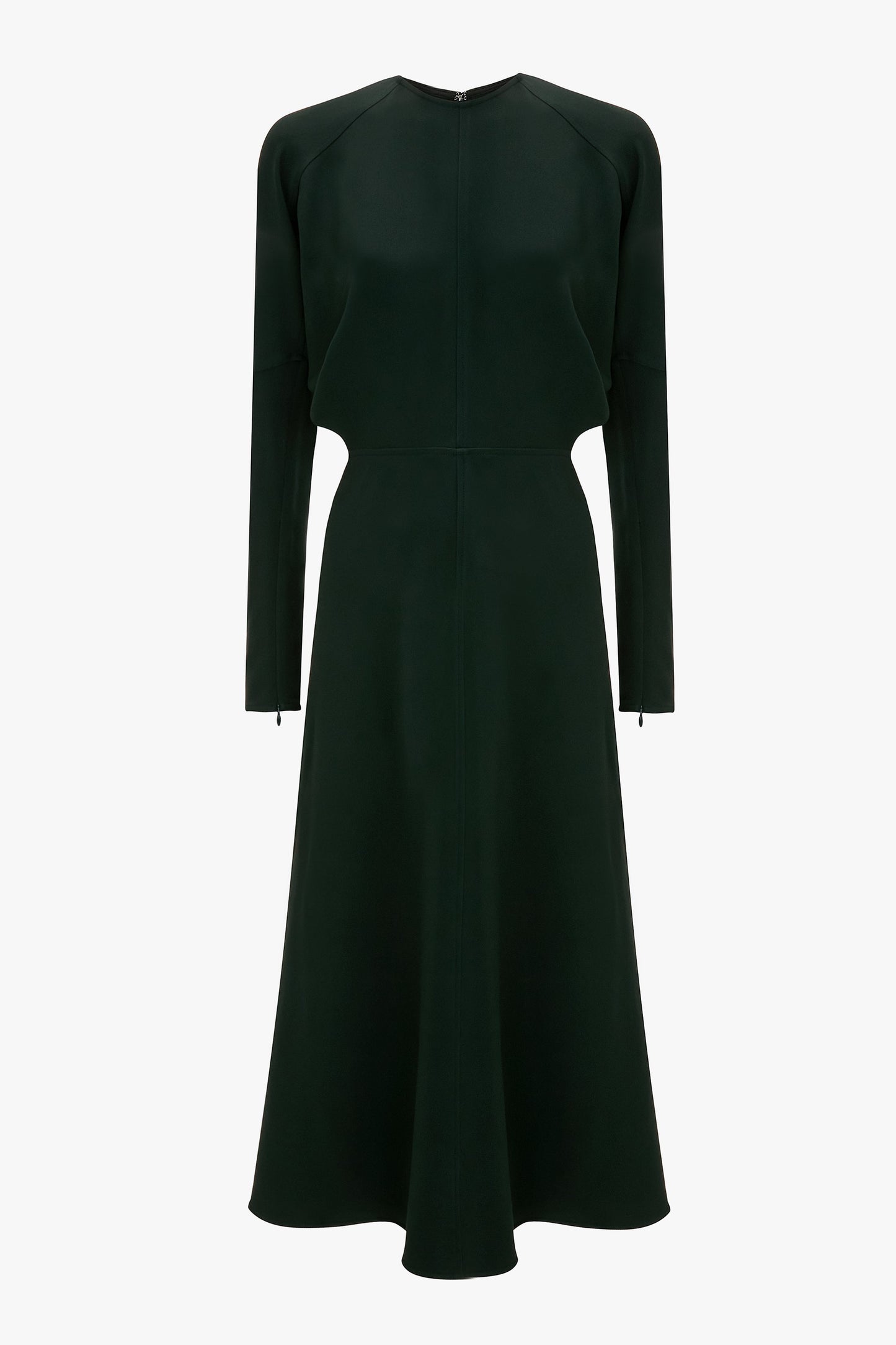 Dolman Midi Dress In Dark Pine