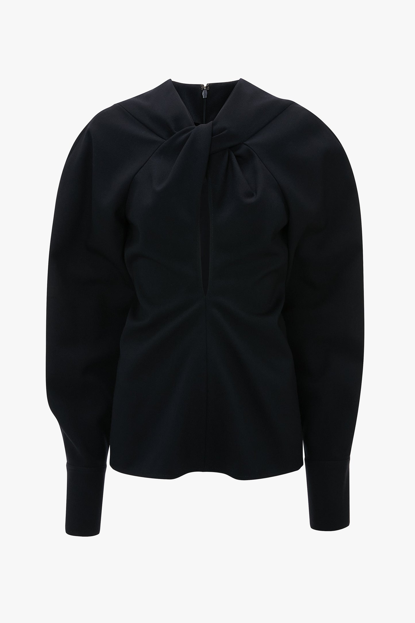 Twist Detail Top In Navy