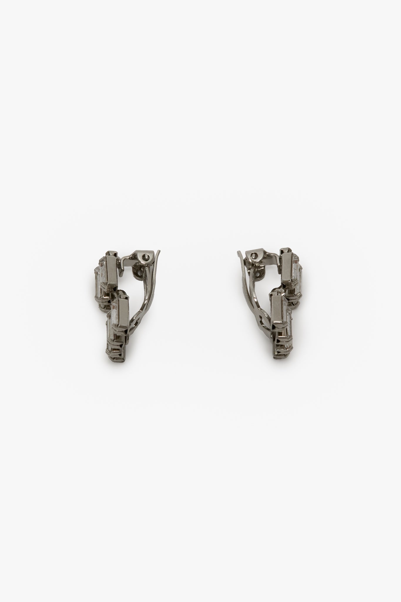 Crystal Clip Earrings