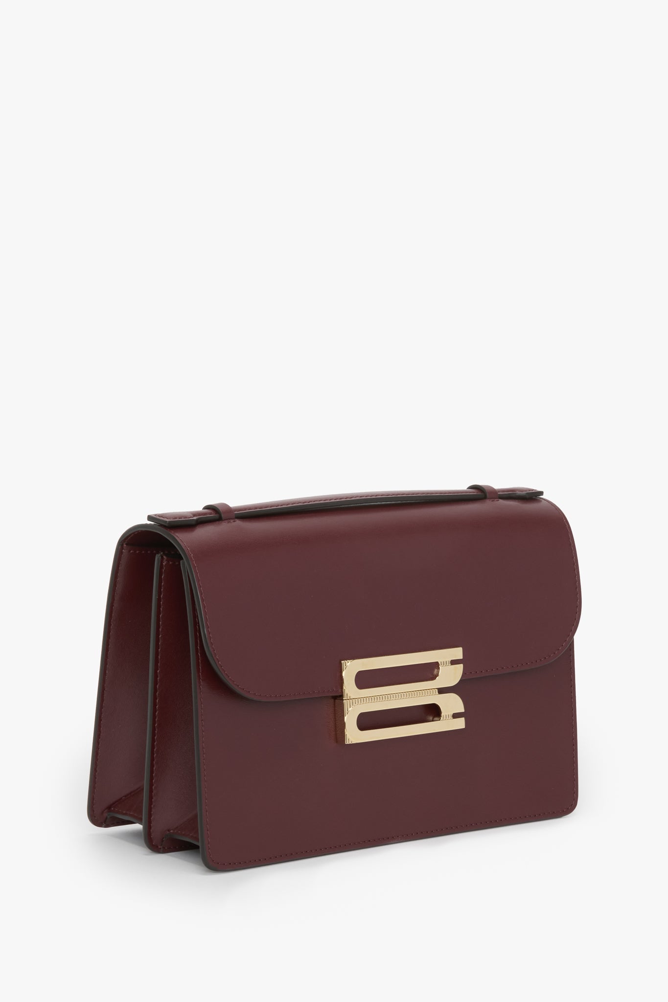 Dorian Bag In Burgundy Smooth Leather