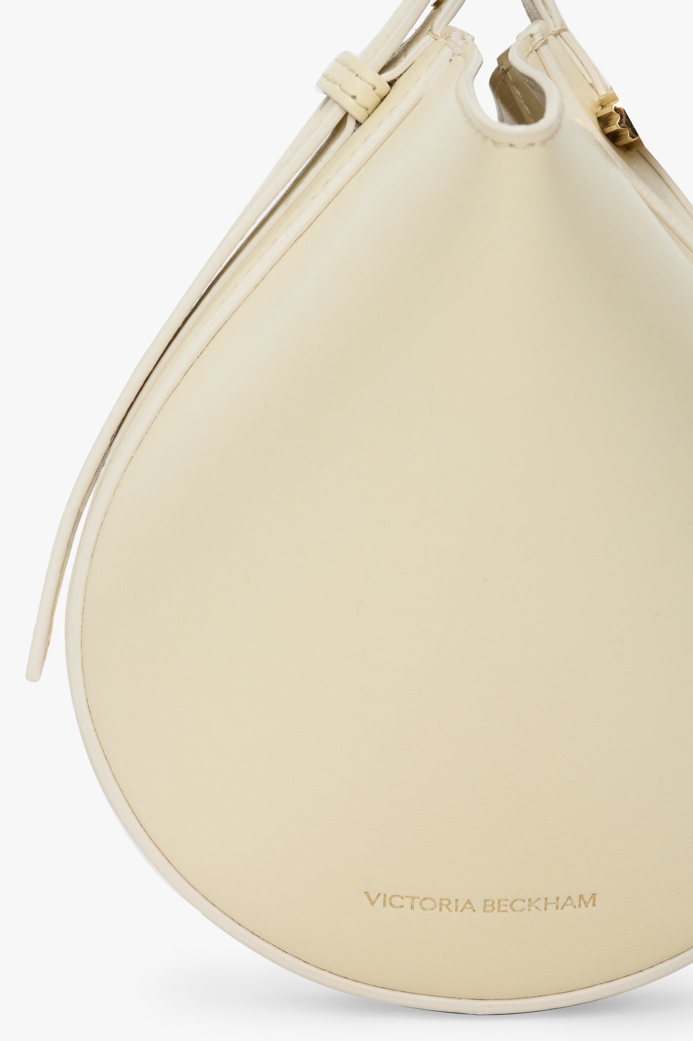 Mini Dia Pouch In Ivory Smooth Leather