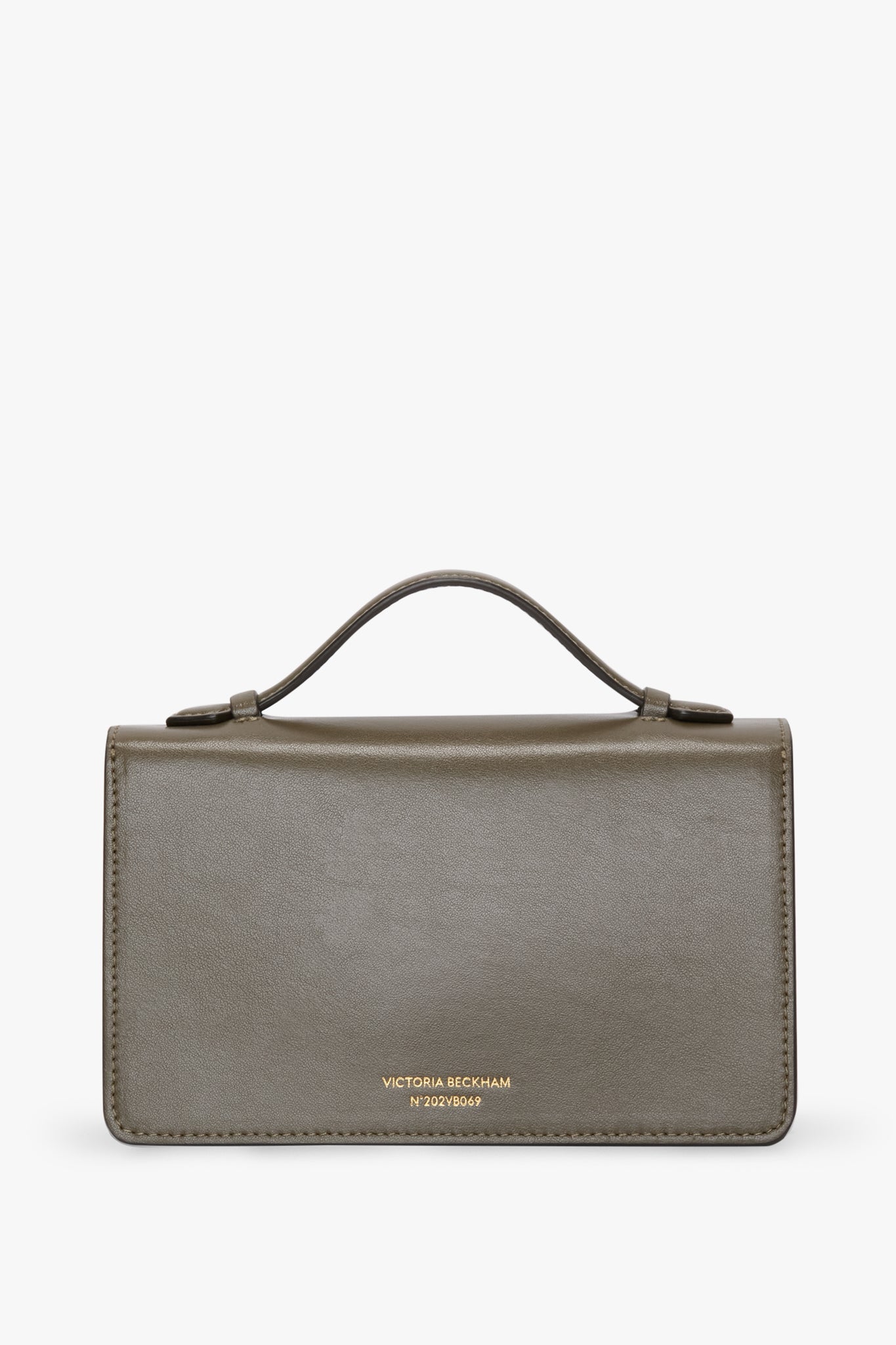 Tonal Mini Dorian Bag In Dark Khaki Smooth Leather