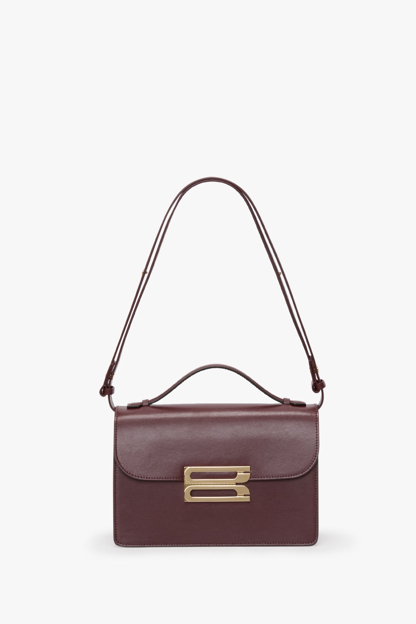 Dorian Bag In Burgundy Smooth Leather