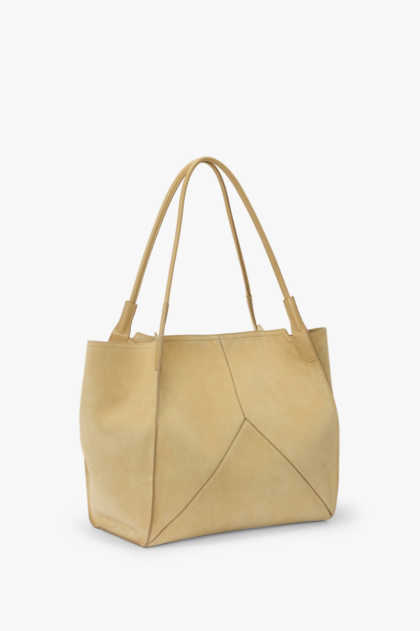 Large Victoria Tote In Sand Suede