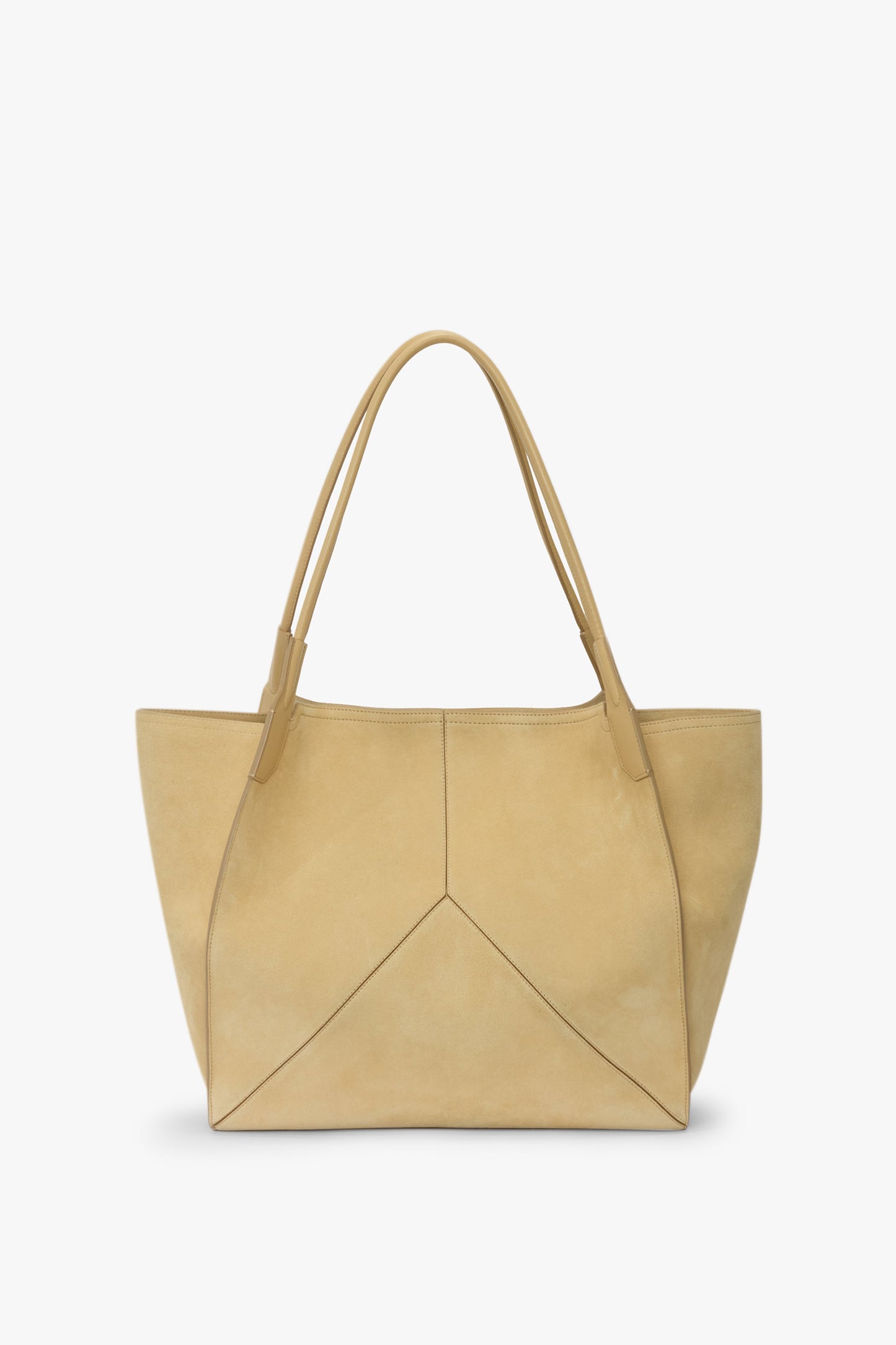 Large Victoria Tote In Sand Suede
