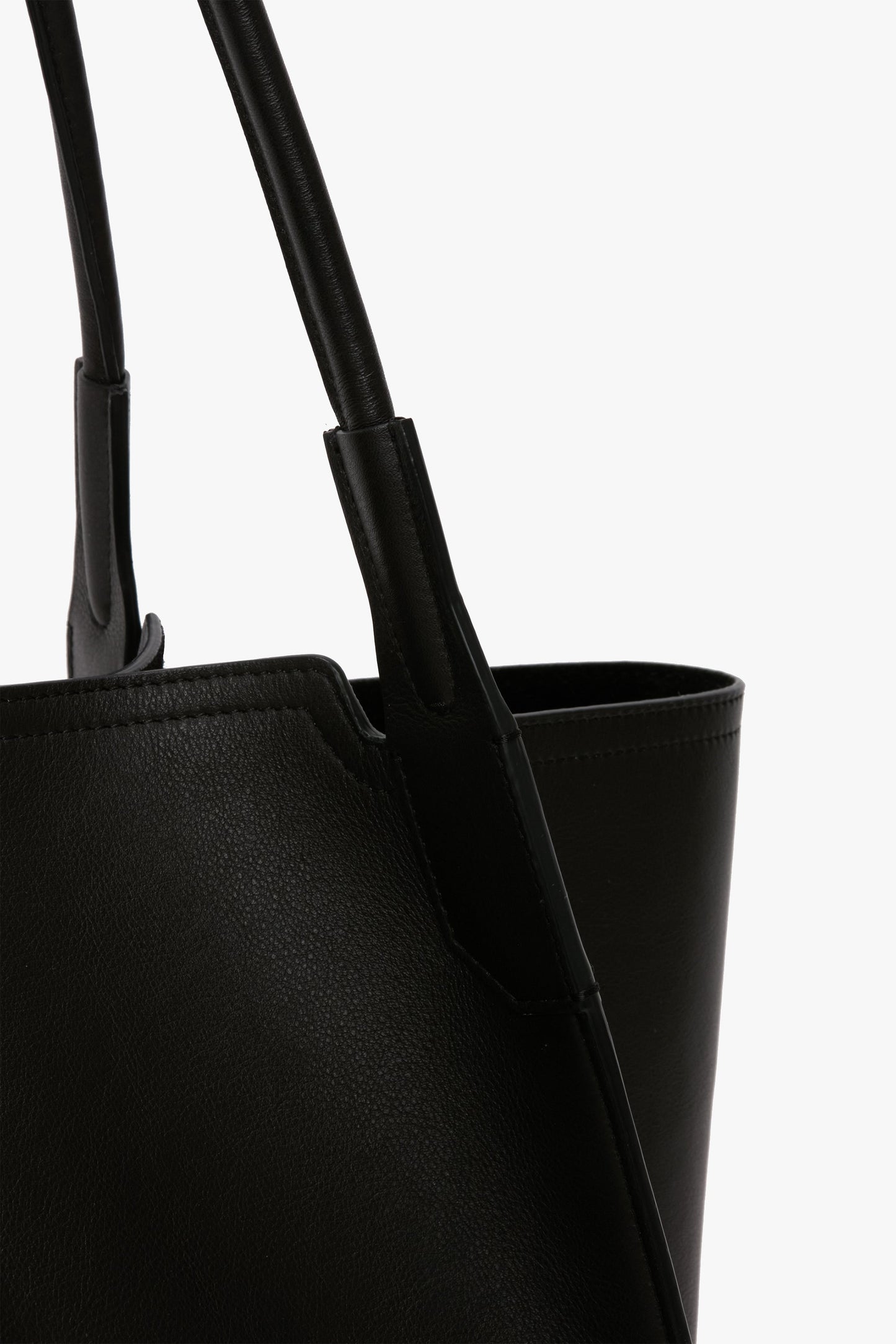 XL Victoria Tote In Black Soft Leather
