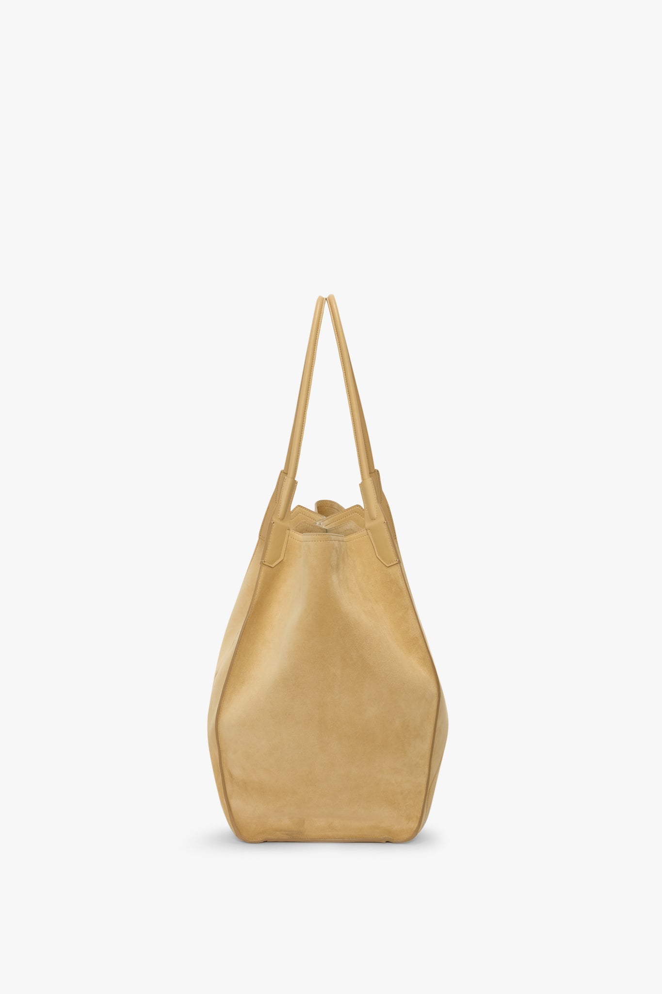 XL Victoria Tote In Sand Suede