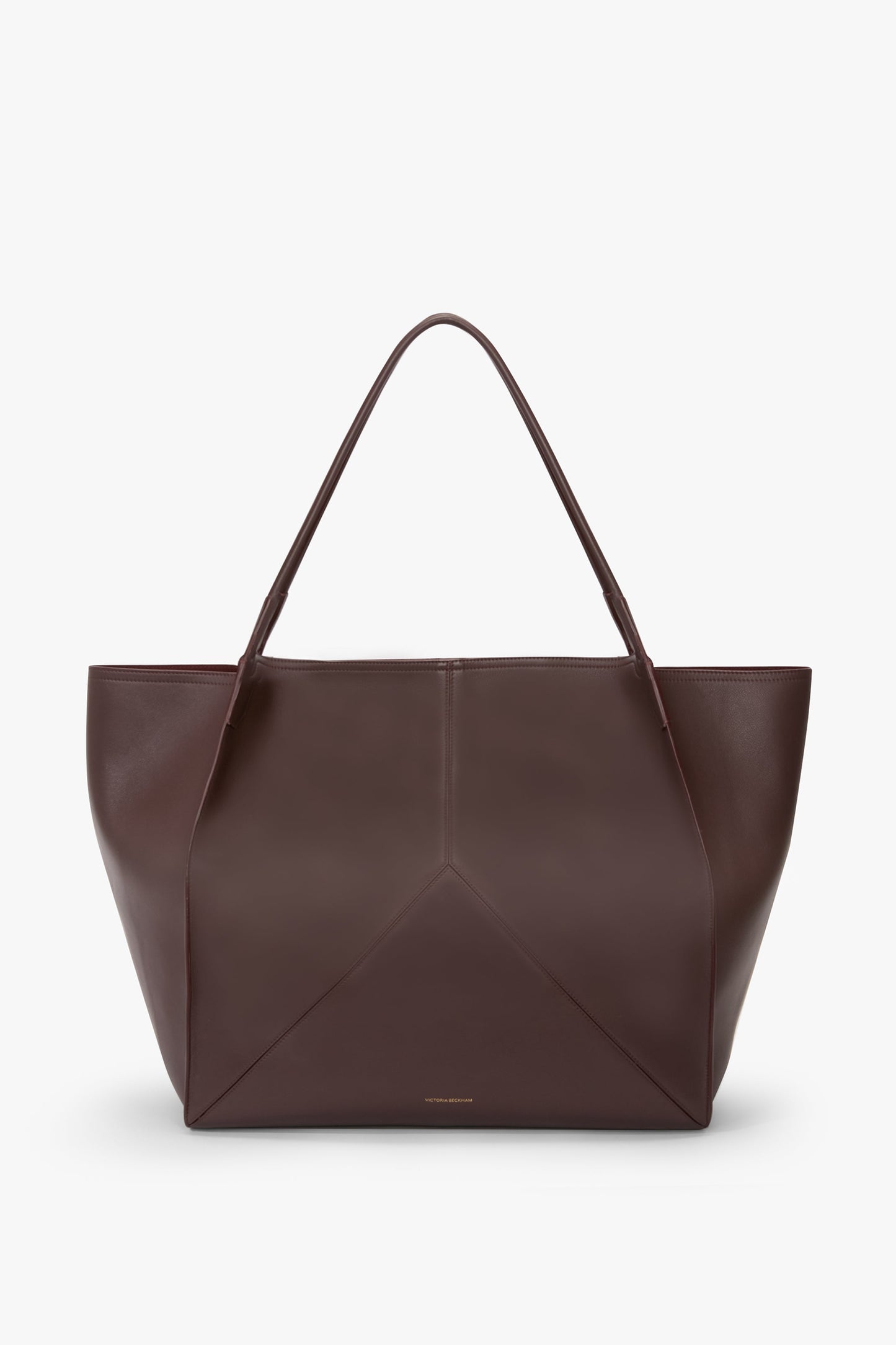 XL Victoria Tote In Burgundy Soft Leather