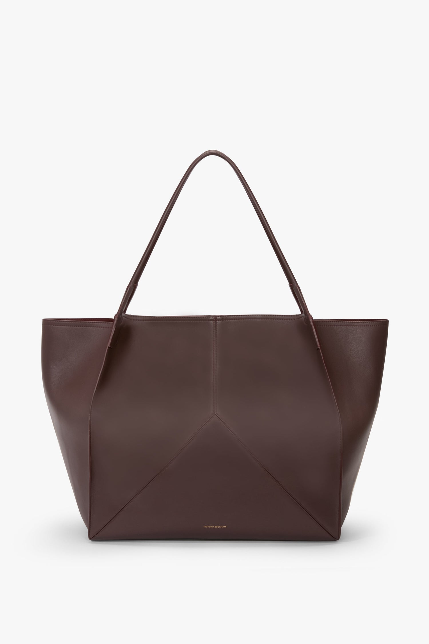 XL Victoria Tote In Burgundy Soft Leather