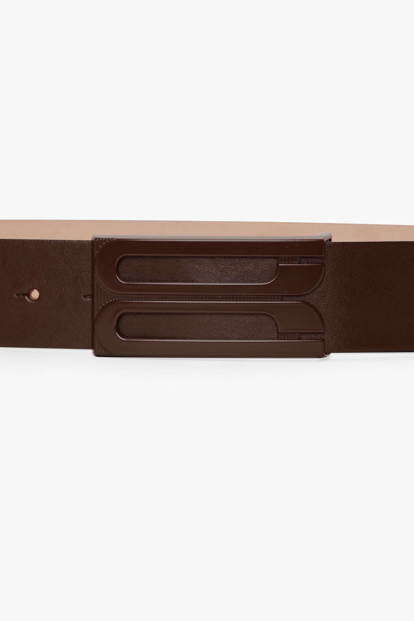 Tonal Jumbo Dorian Belt In Dark Brown Smooth Leather