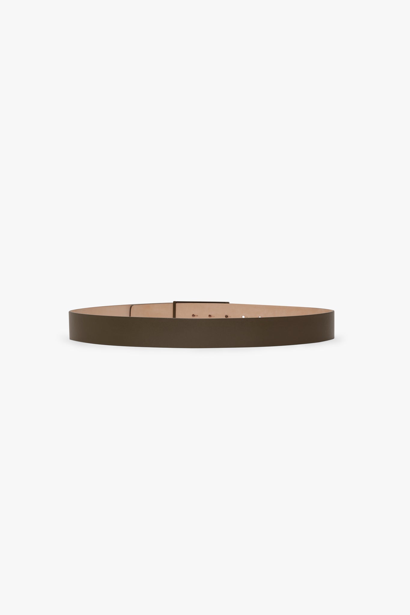 Tonal Jumbo Dorian Belt In Dark Khaki Smooth Leather