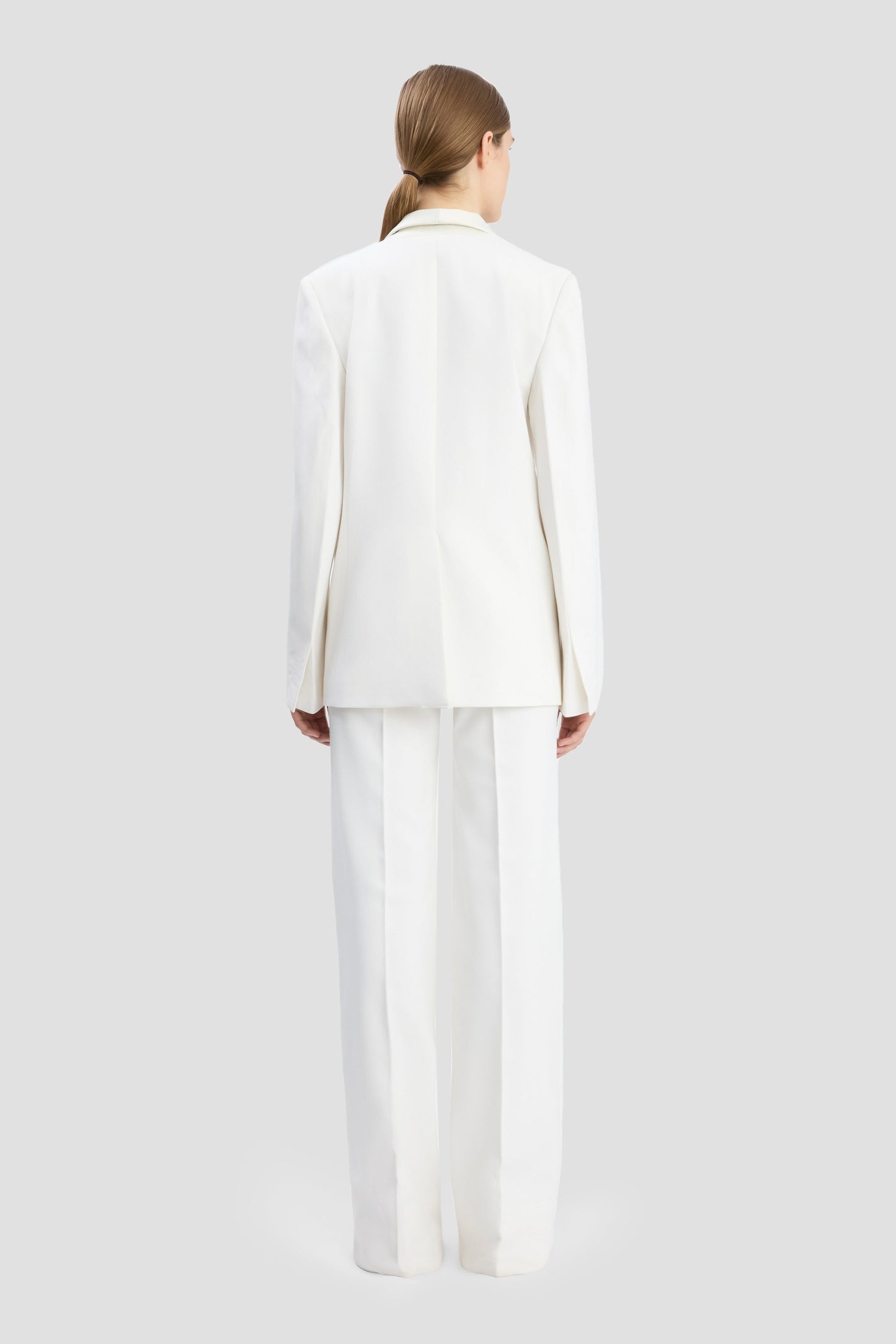 Shawl Collar Tux Jacket In Ivory