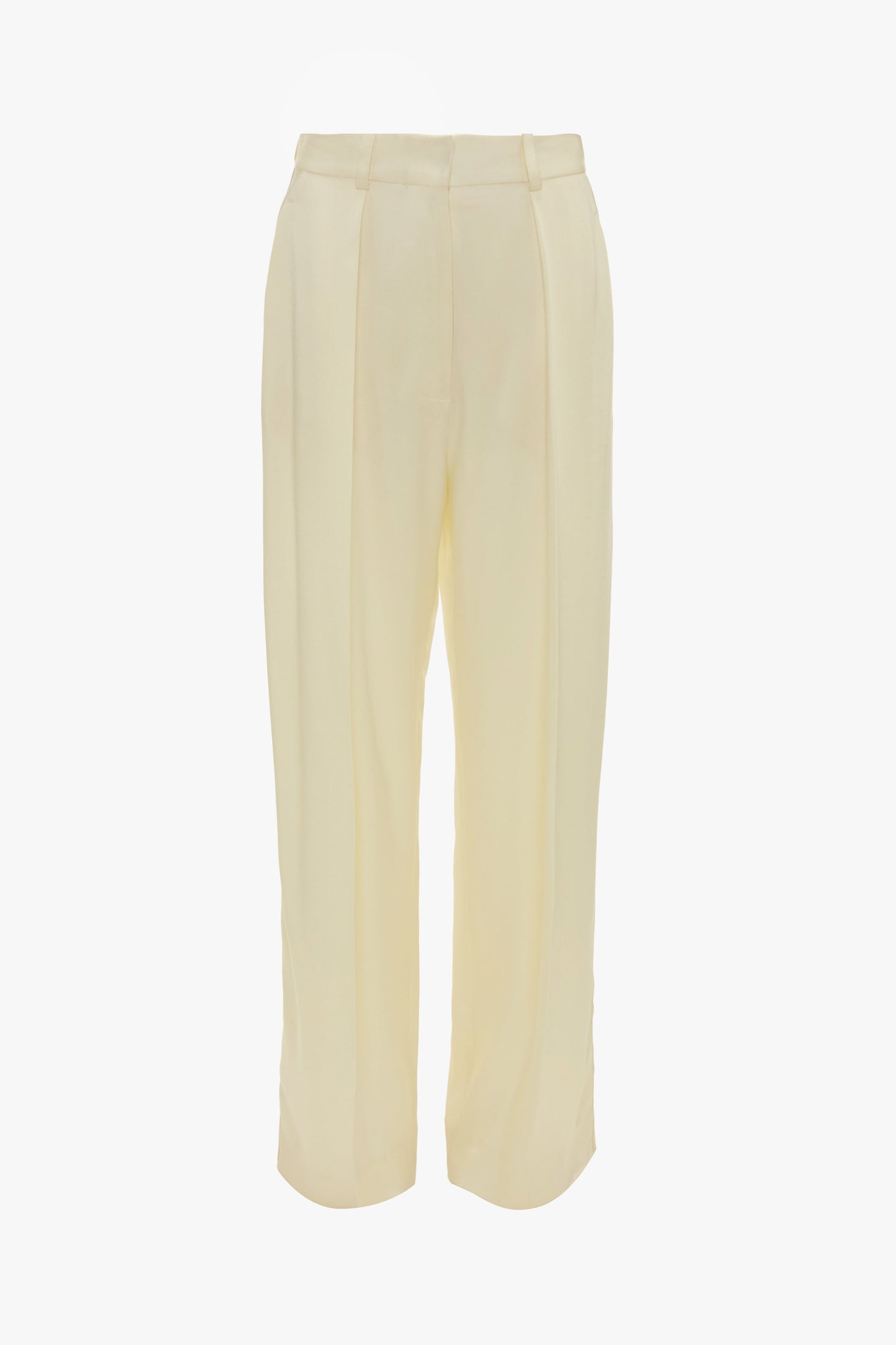 Wide Leg Trouser In Ivory