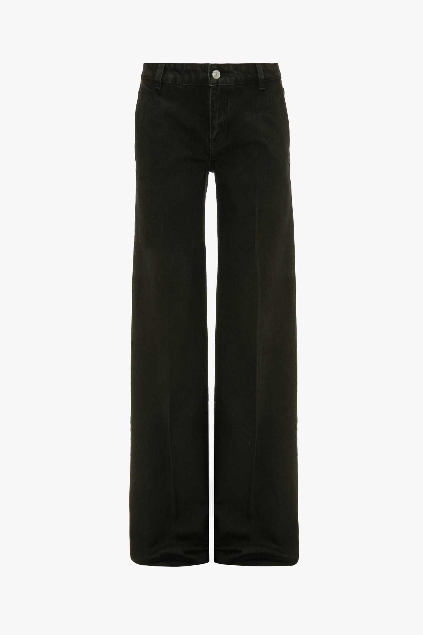 Gigi Low Waist Straight Leg Jean In Washed Black