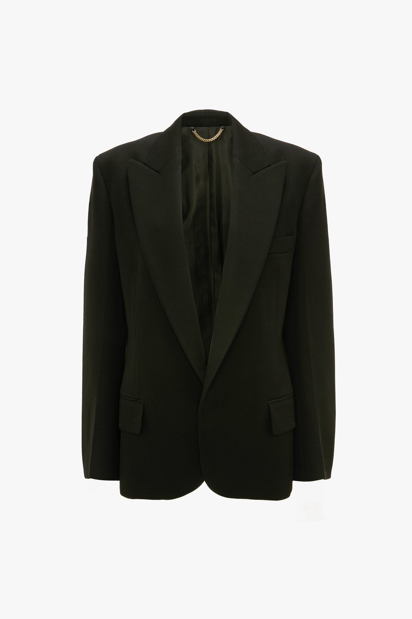 Sculptural Sleeve Jacket In Black