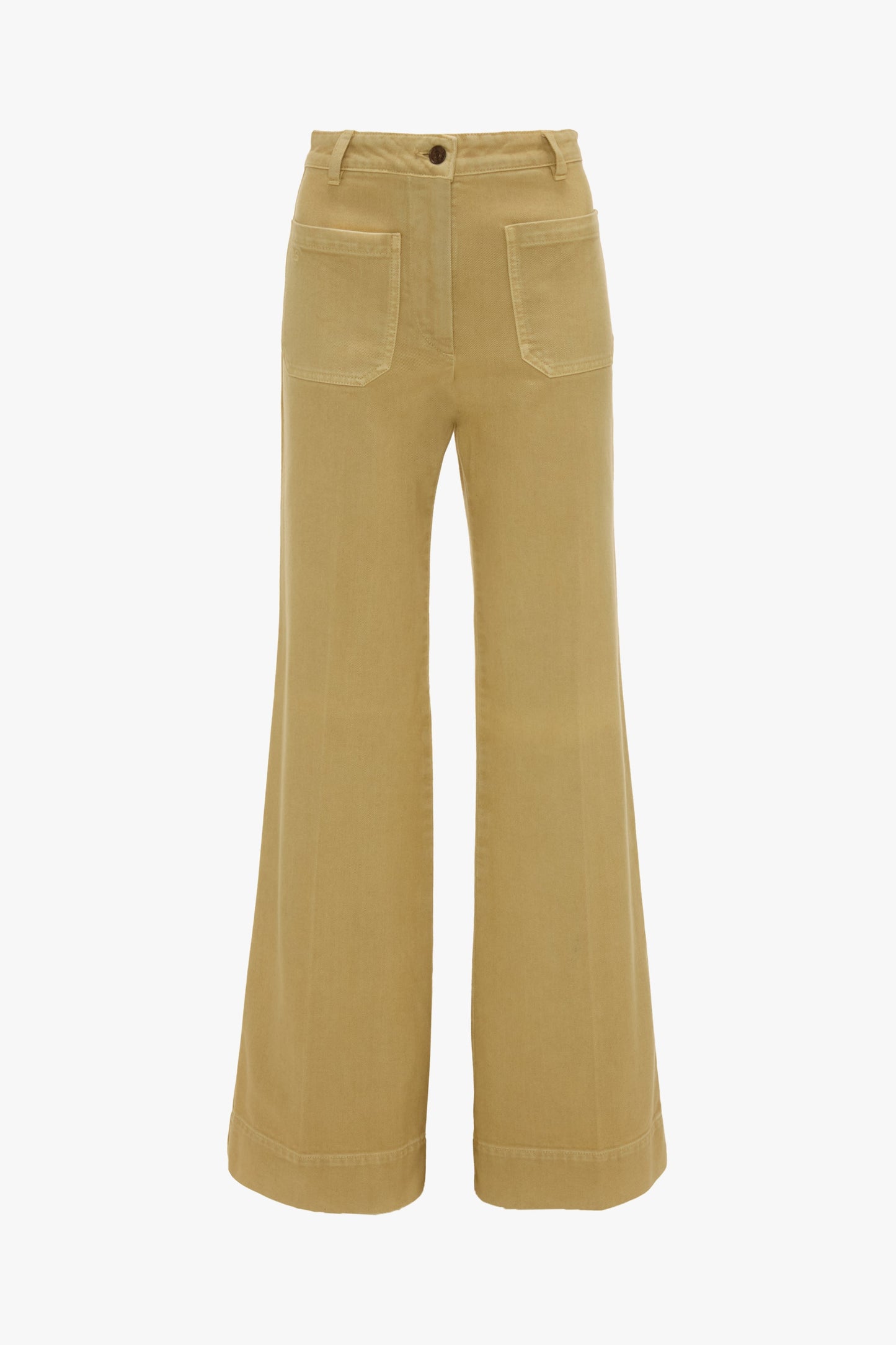 Alina High Waisted Jean In Butter Yellow