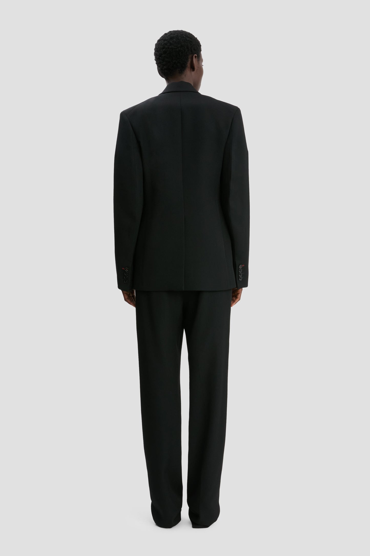 Sculptural Sleeve Jacket In Black