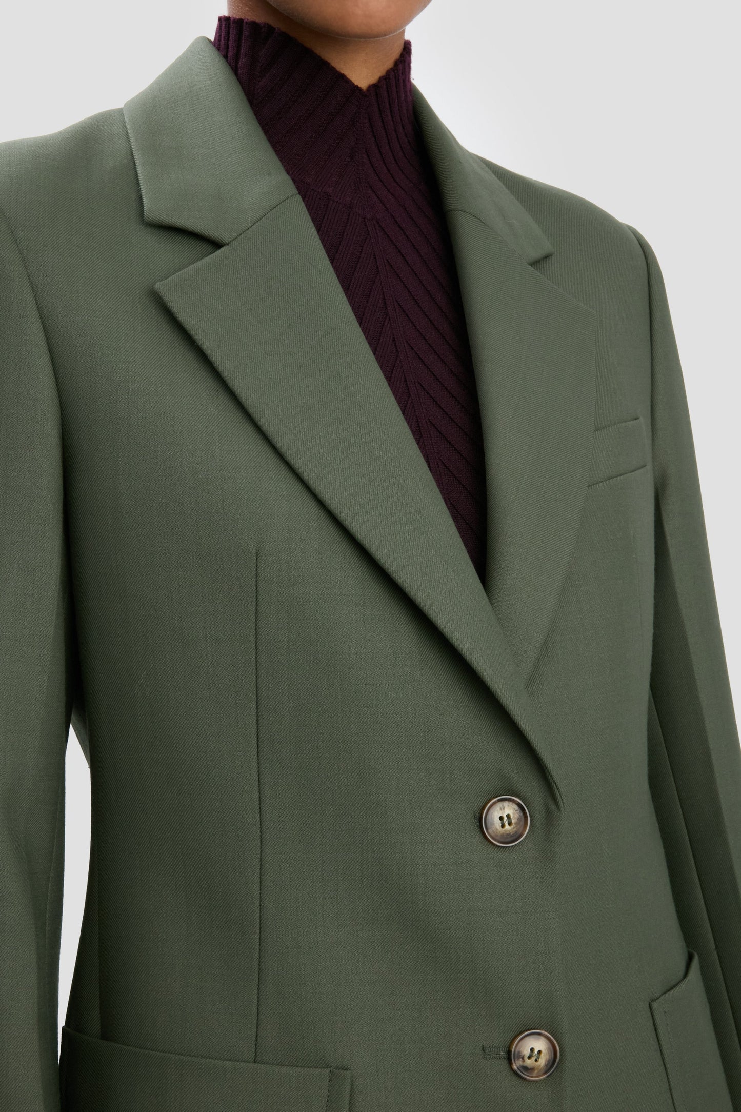 Patch Pocket Jacket In Oregano