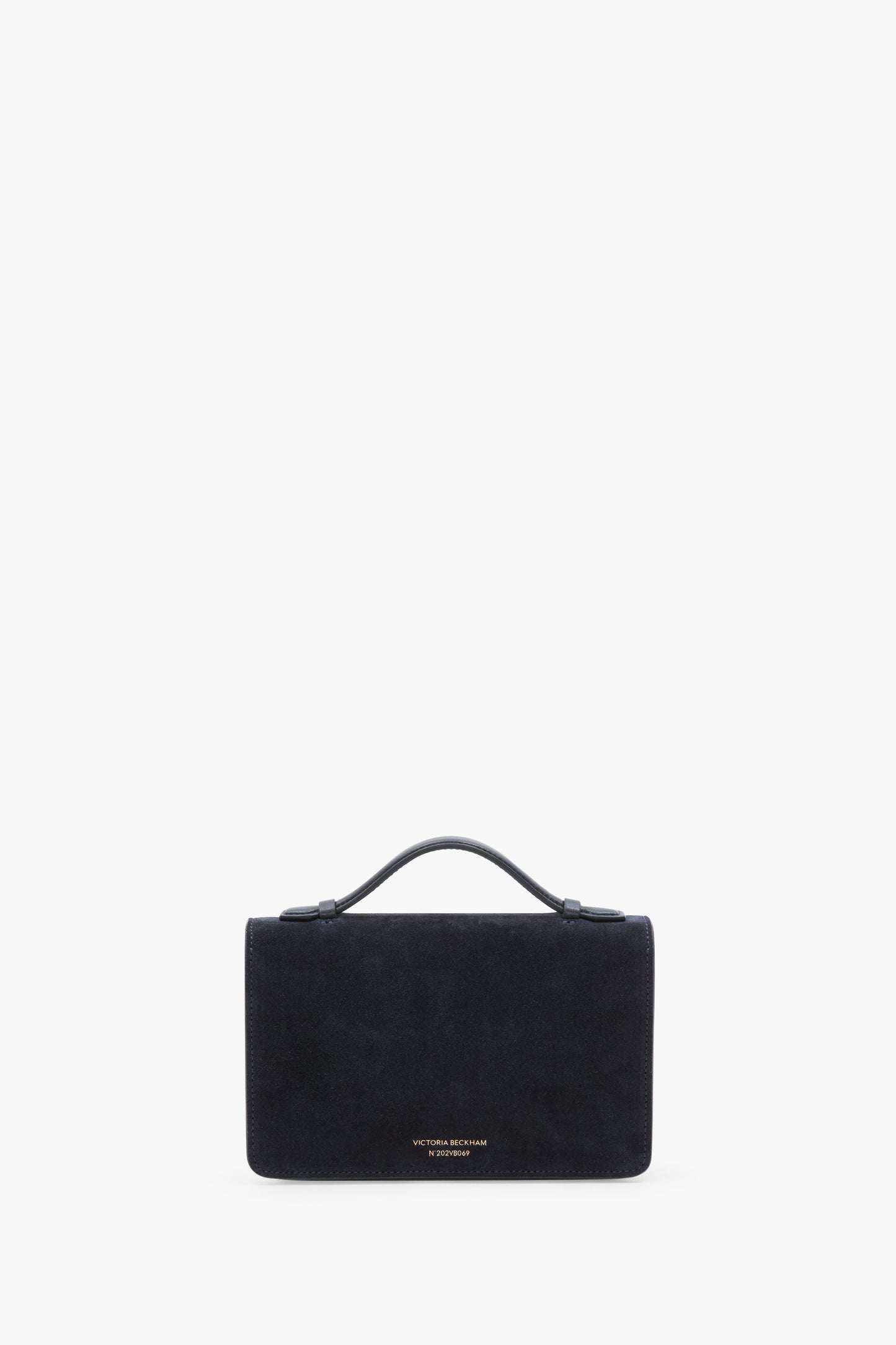 Mini Dorian Bag In Navy Suede