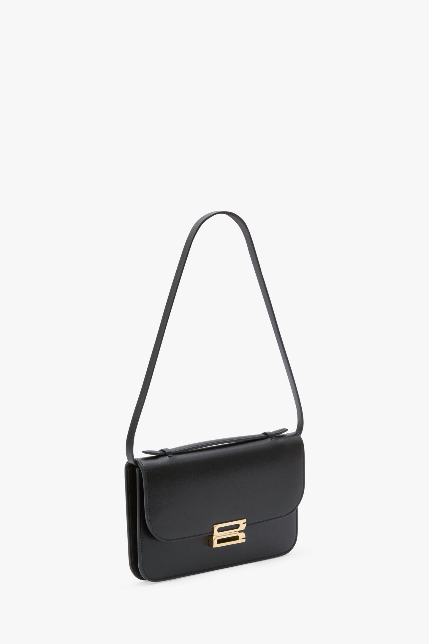 Dorian Pochette In Black Smooth Leather