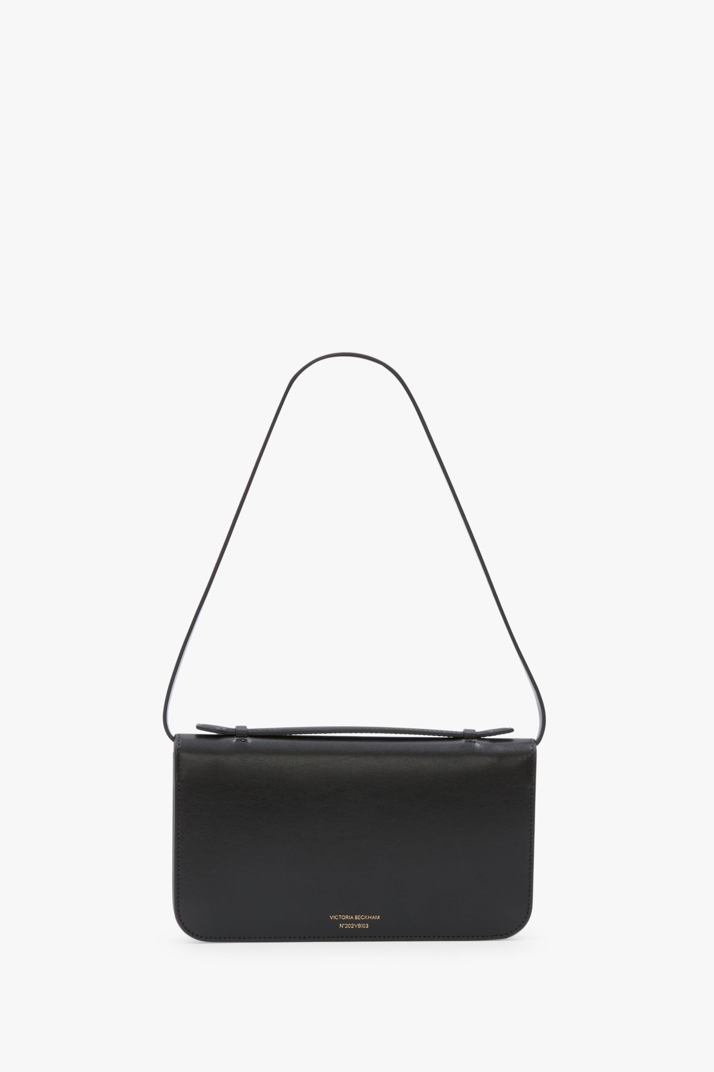 Dorian Pochette In Black Smooth Leather