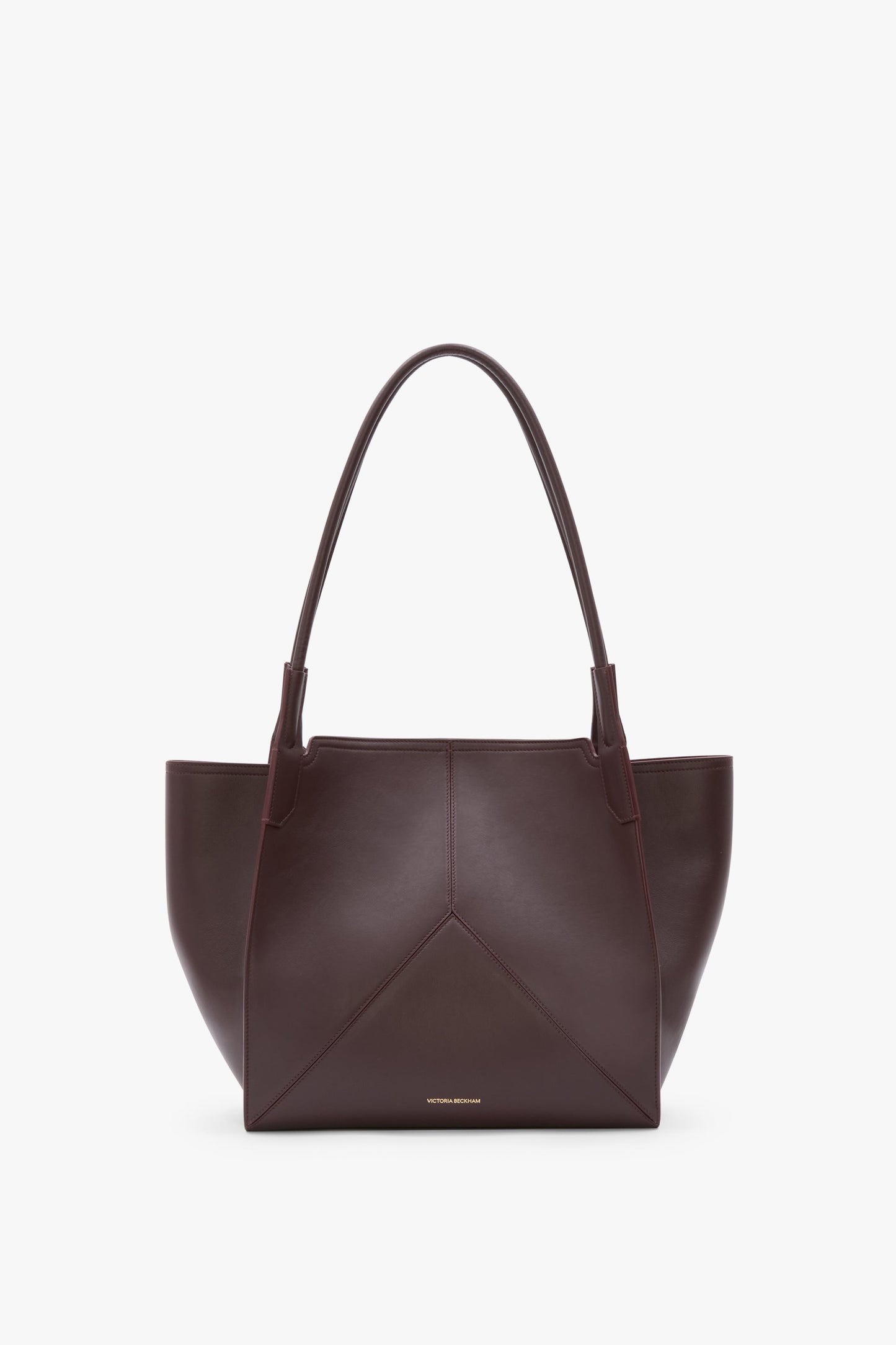 Victoria Tote In Burgundy Soft Leather