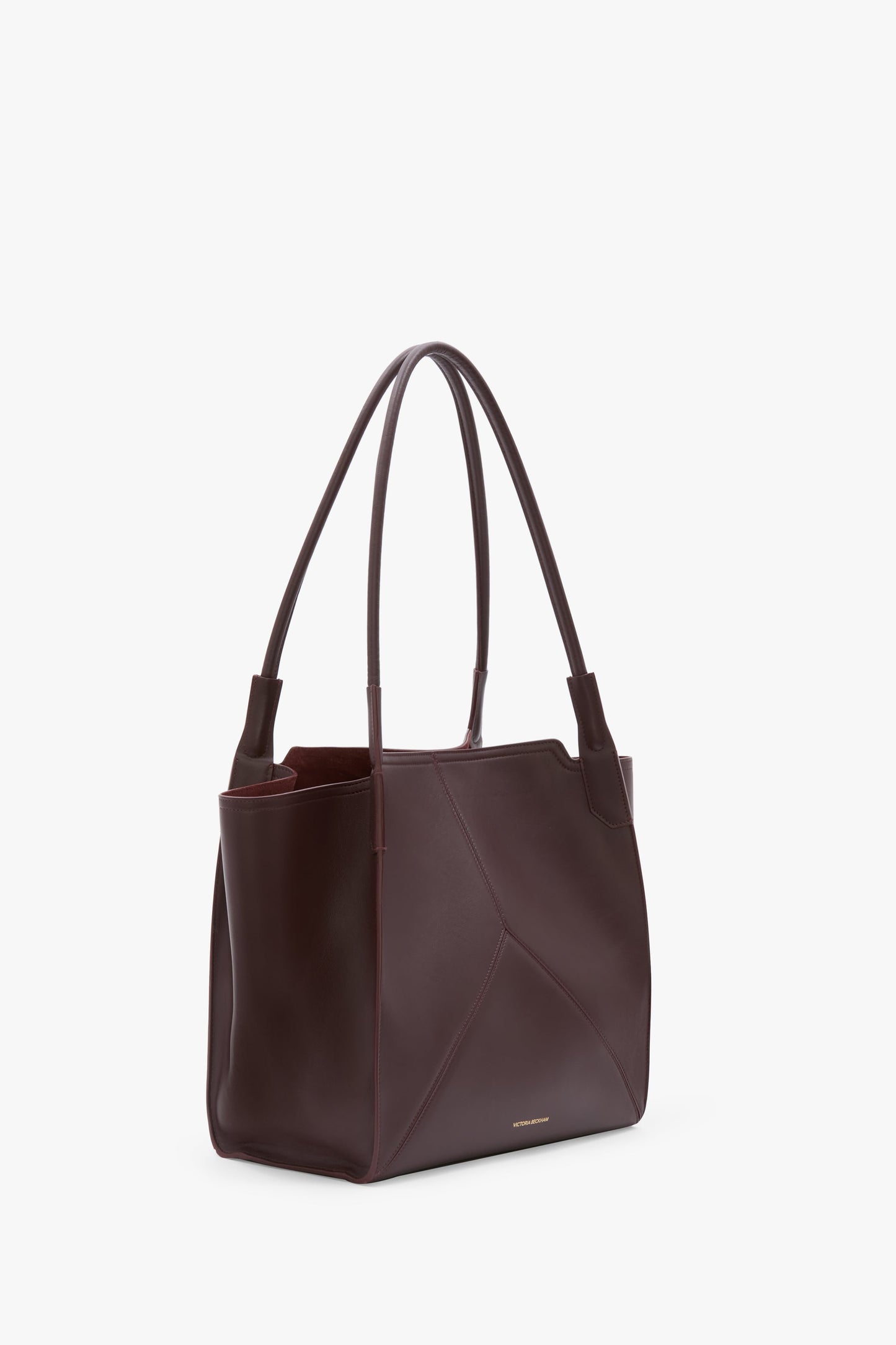 Victoria Tote In Burgundy Soft Leather